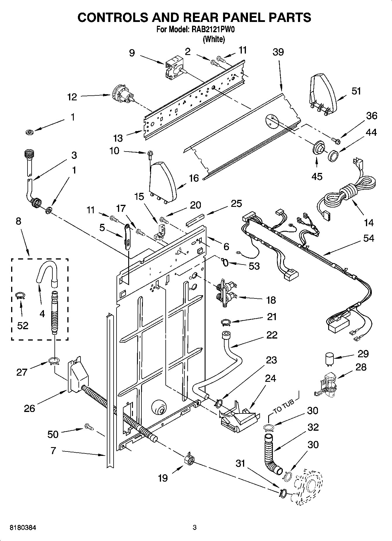 02 - CONTROL AND REAR PANEL PARTS