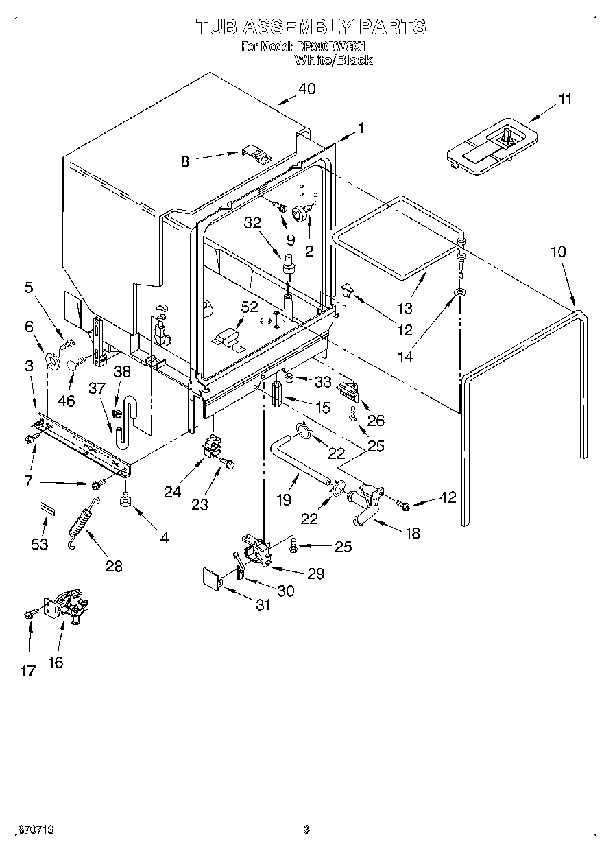 03 - TUB ASSEMBLY