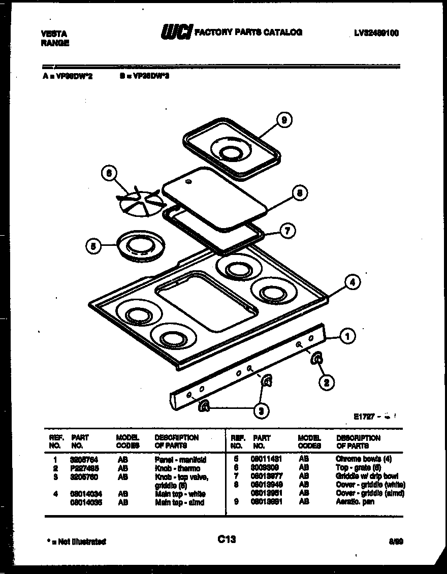 03 - COOKTOP PARTS