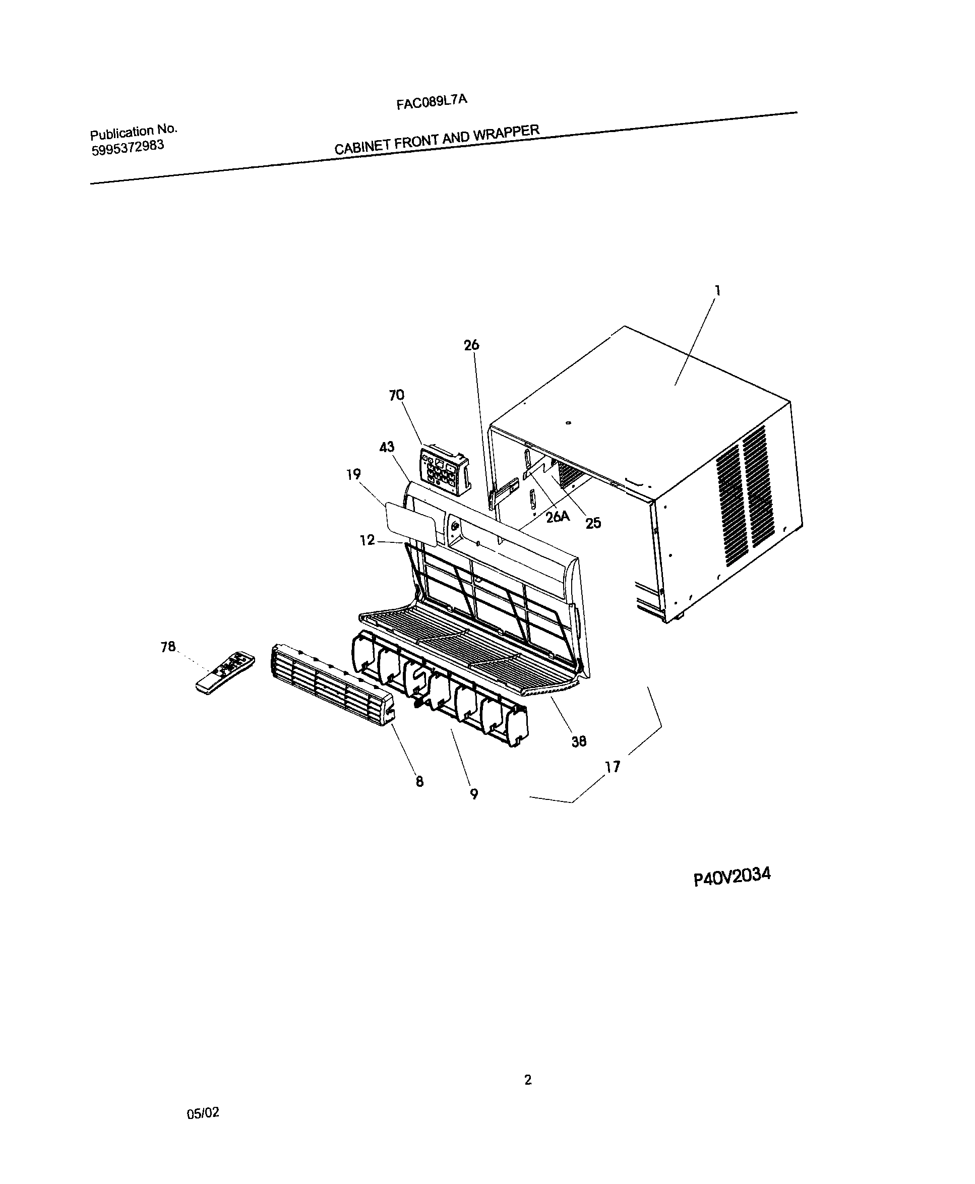 03 - CABINET FRONT AND WRAPPER