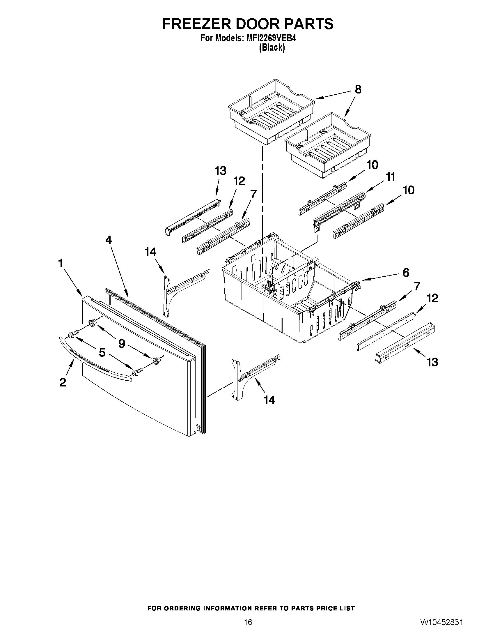 09 - FREEZER DOOR PARTS