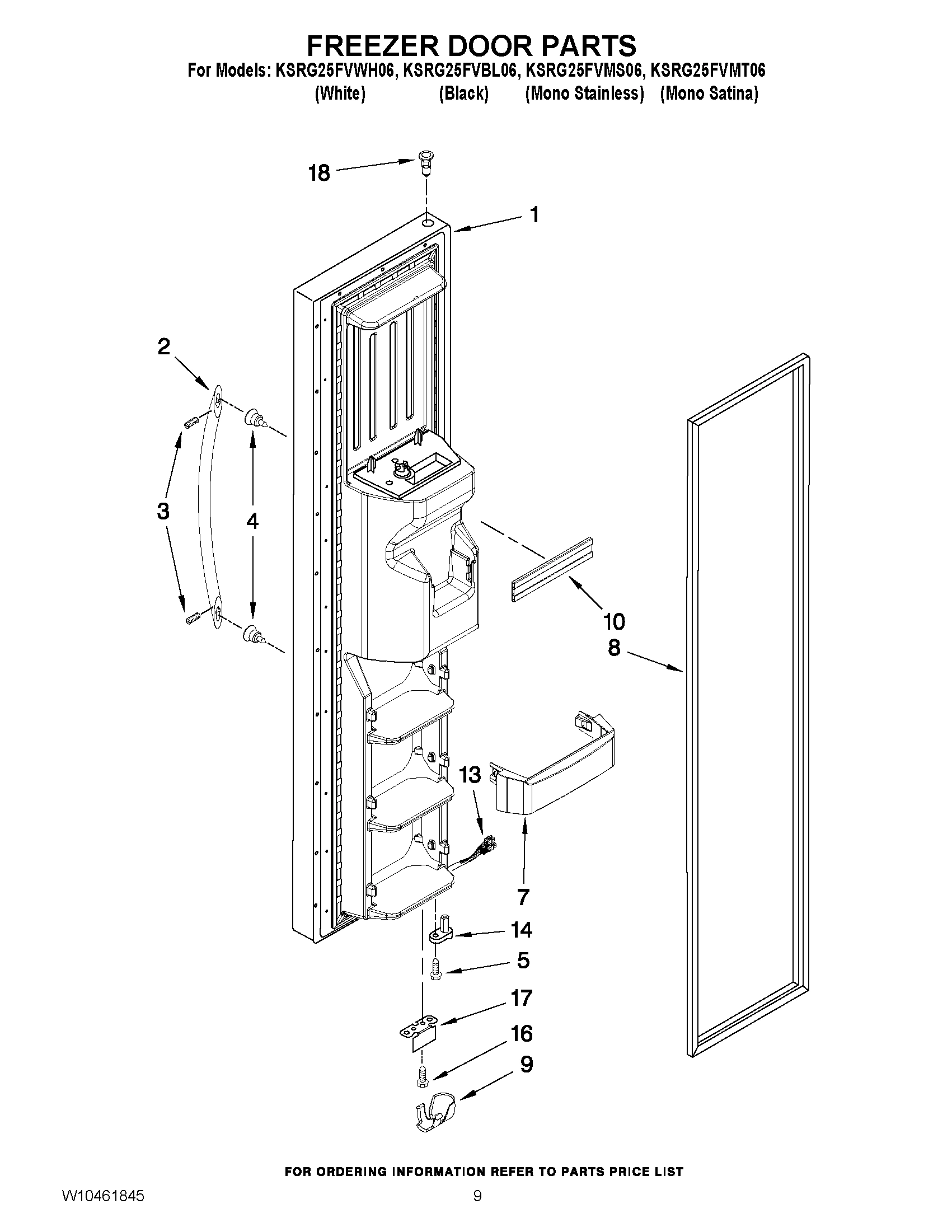 06 - FREEZER DOOR PARTS