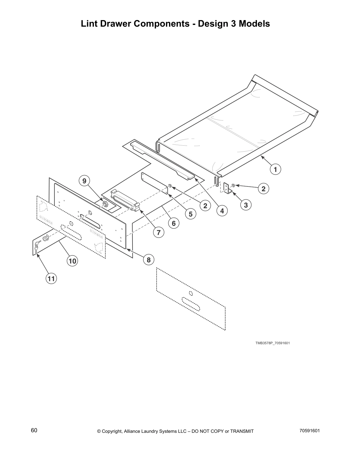 Lint Drawer Components - Design 3 Models