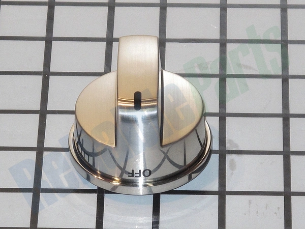 EBZ37189611 LG Gas Range Stainless Steel Non-Super Boil Knob - Image 3