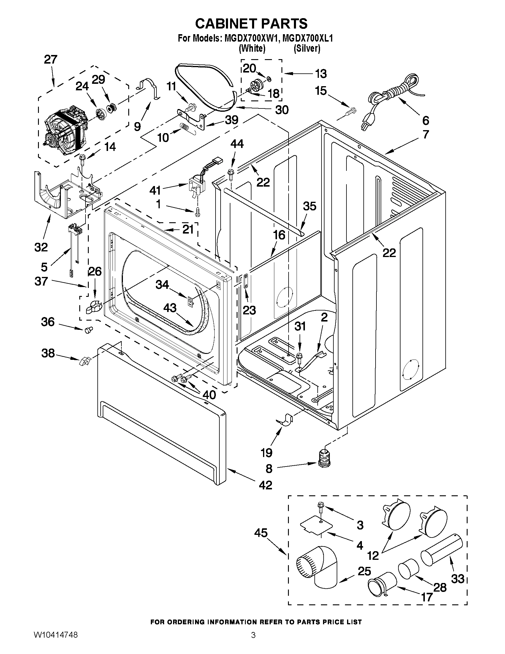 02 - CABINET PARTS