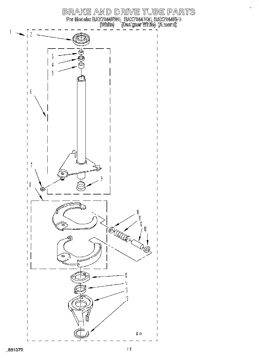 07 - BRAKE AND DRIVE TUBE