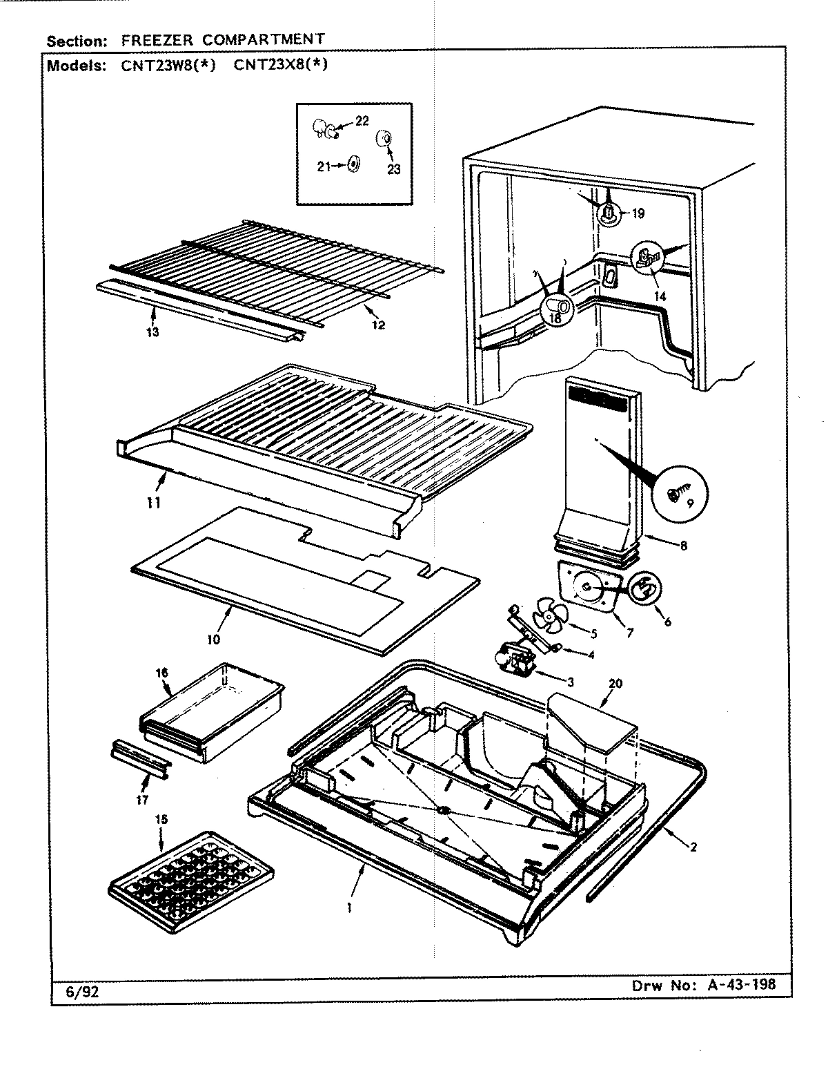 01 - FREEZER COMPARTMENT