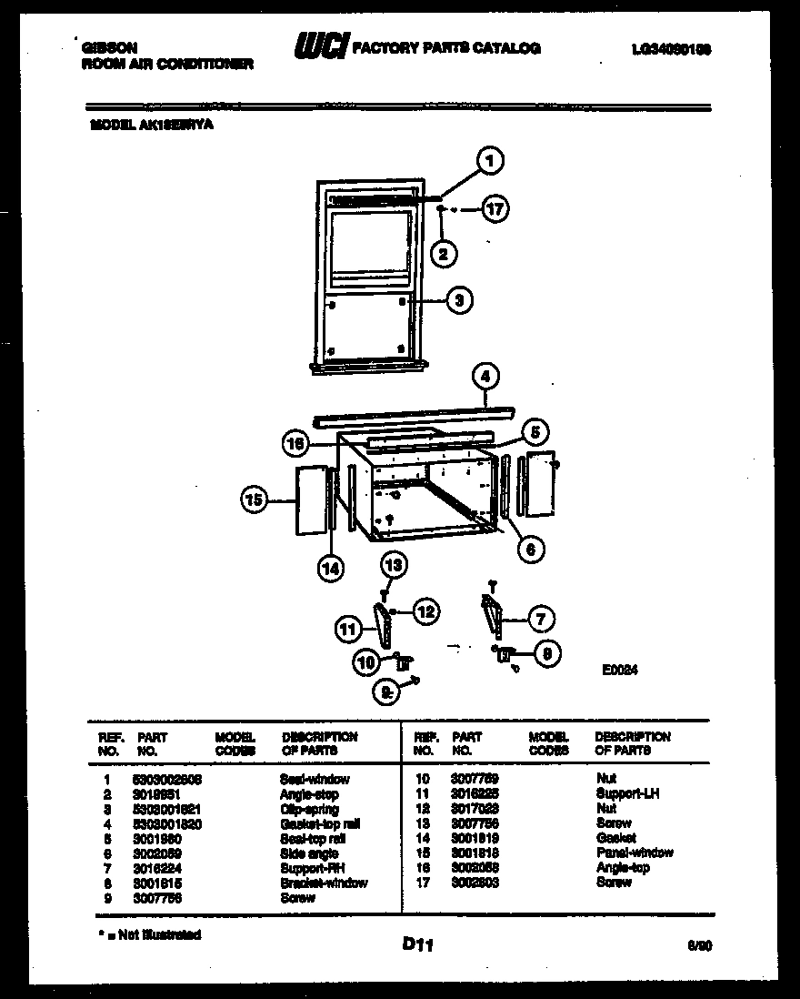 06 - CABINET AND INSTALLATION PARTS