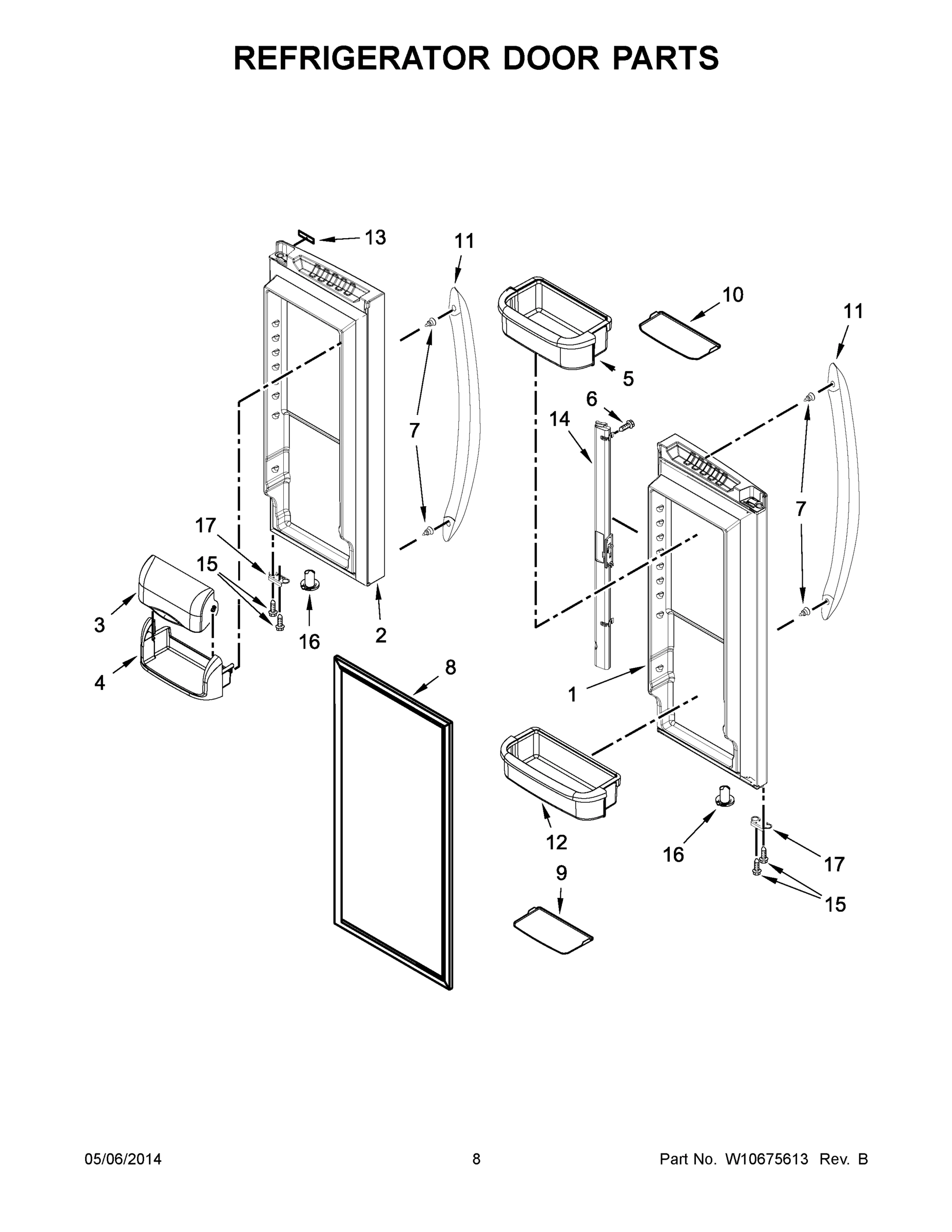 05 - REFRIGERATOR DOOR PARTS