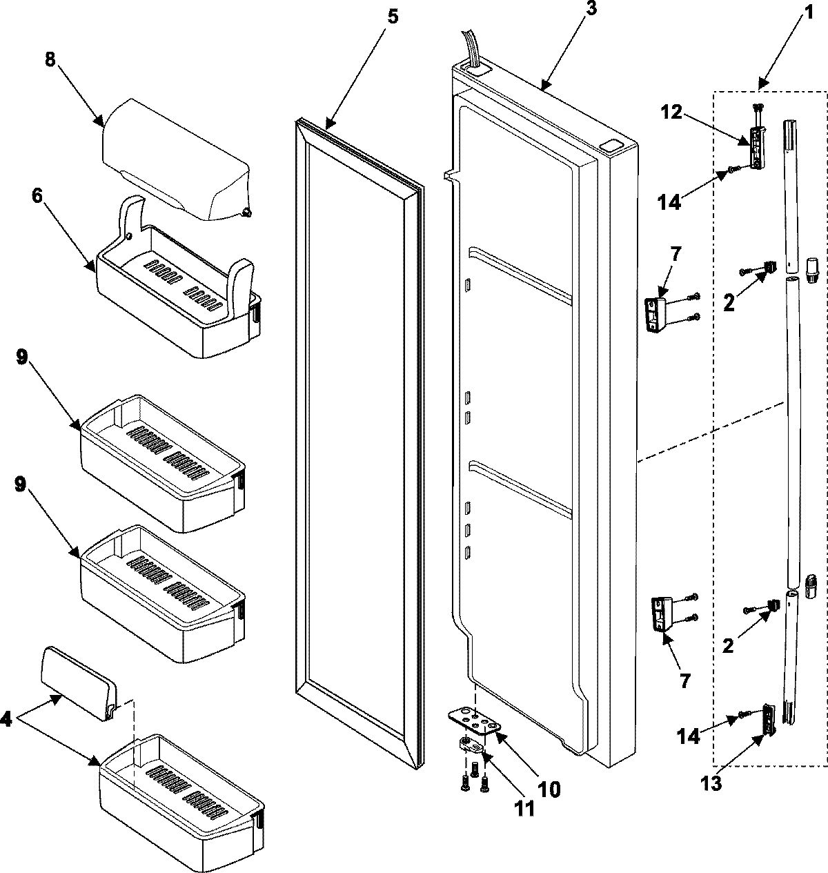 11 - REFRIGERATOR DOOR