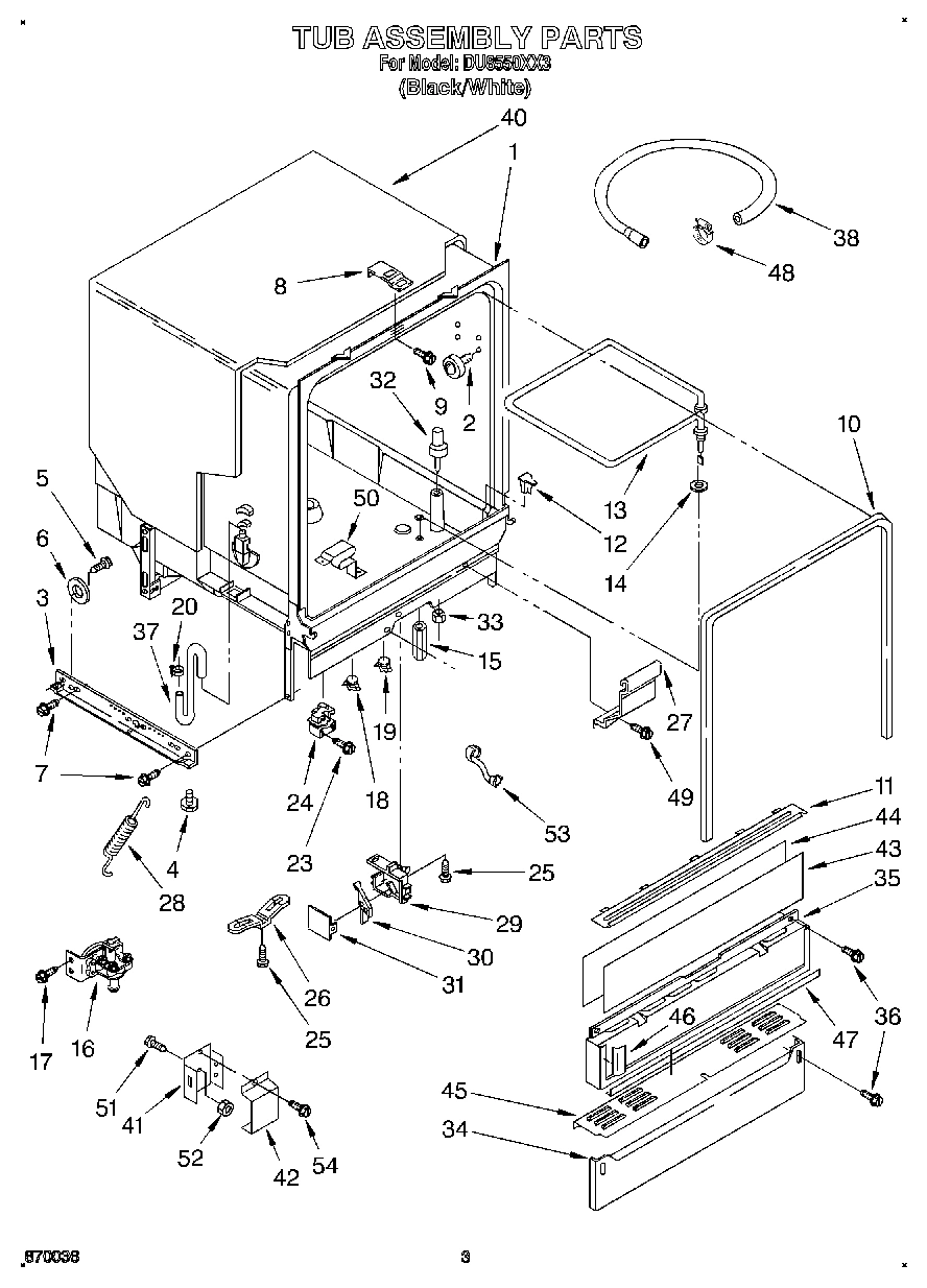 03 - TUB ASSEMBLY