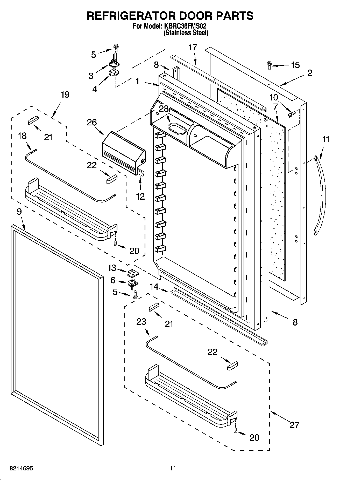 07 - REFRIGERATOR DOOR PARTS