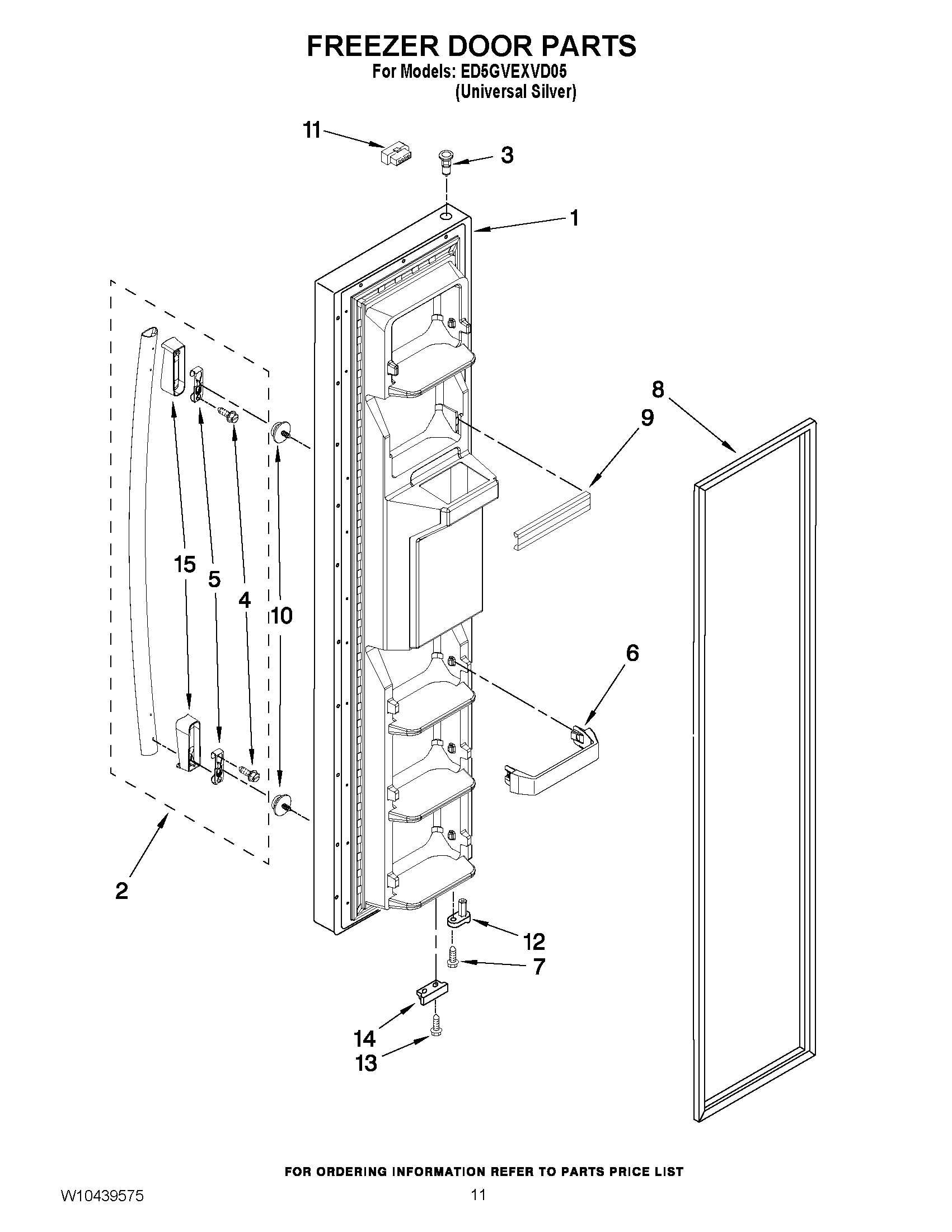 07 - FREEZER DOOR PARTS