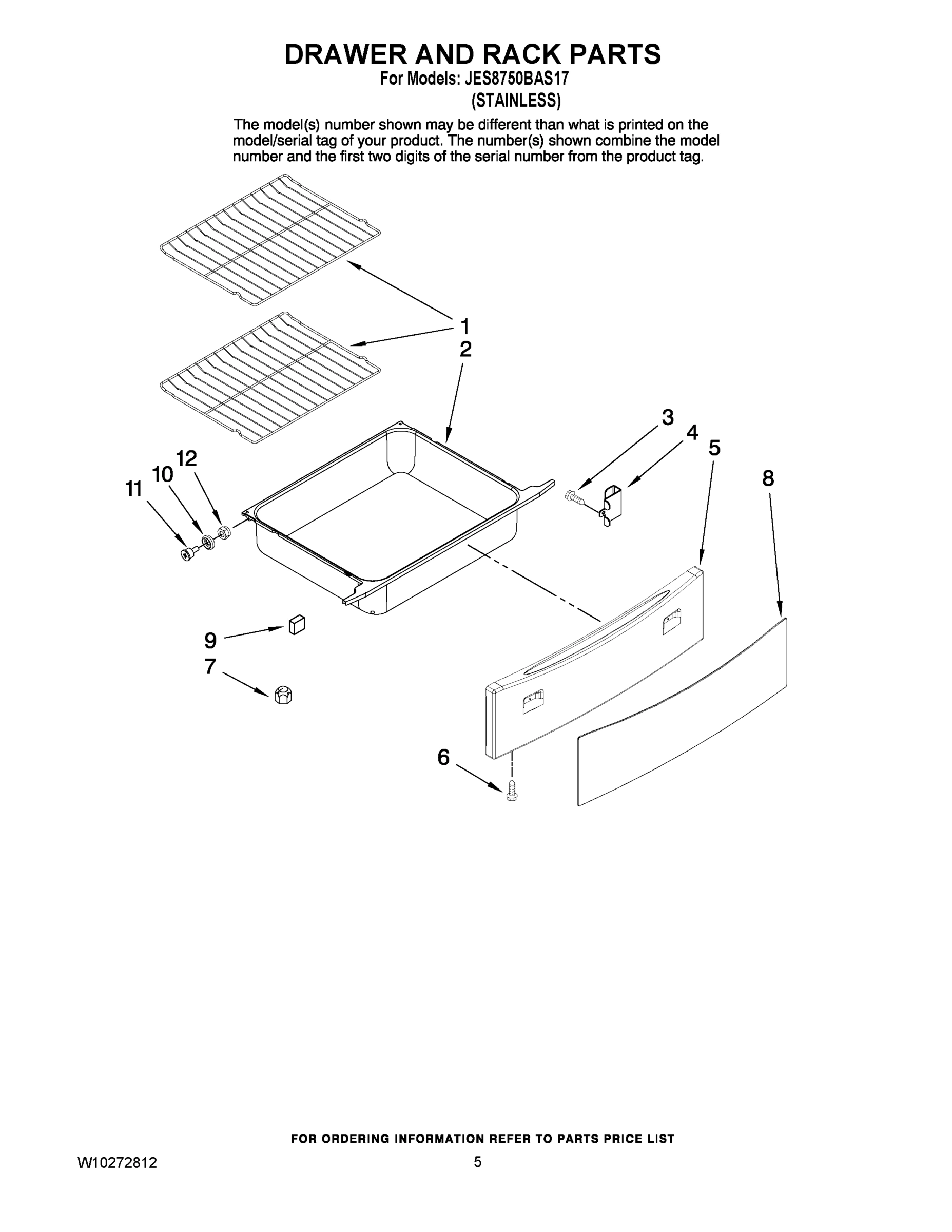 04 - DRAWER AND RACK PARTS