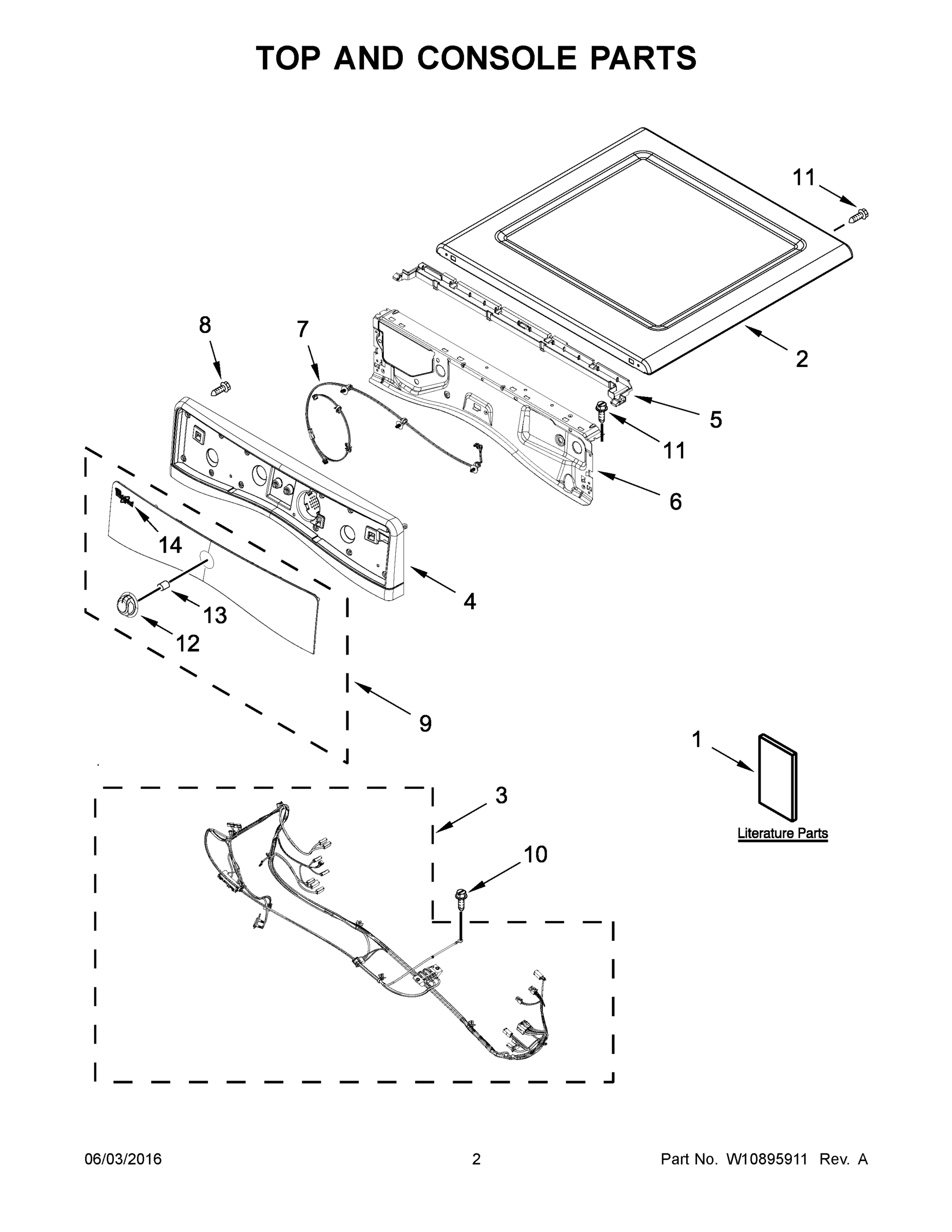 02 - TOP AND CONSOLE PARTS