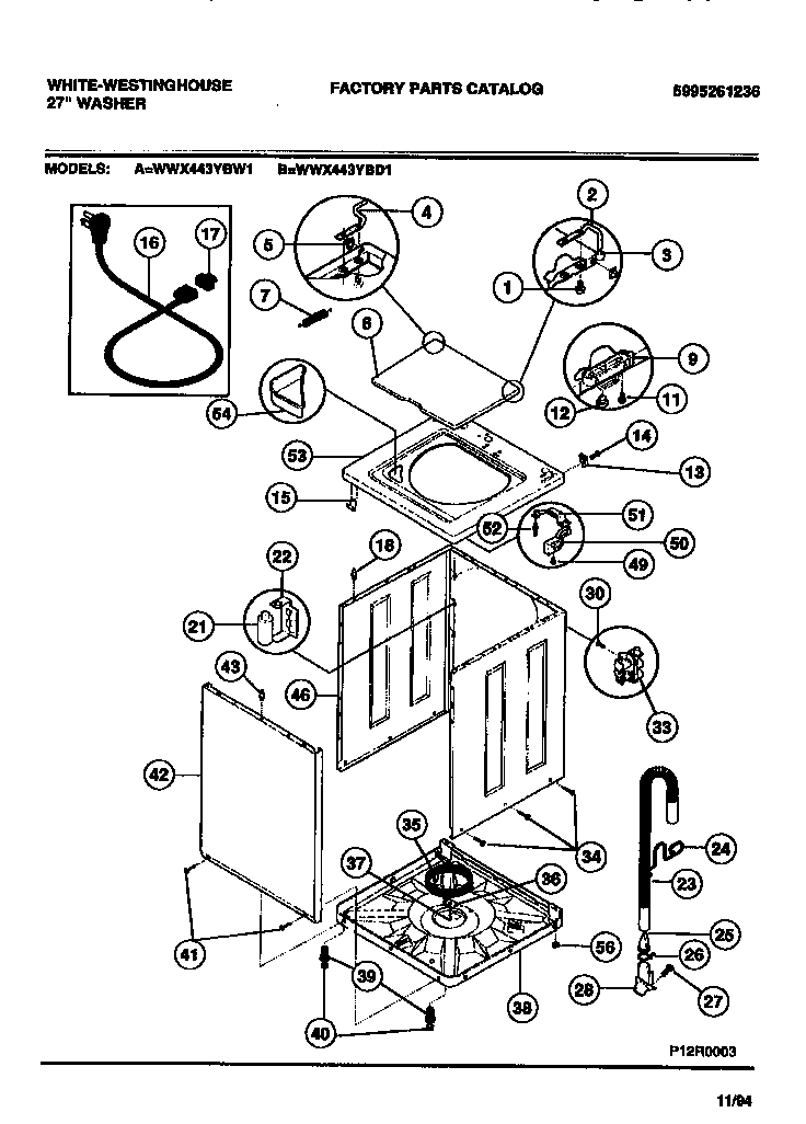 02 - CABINET, TOP PANEL, BASE