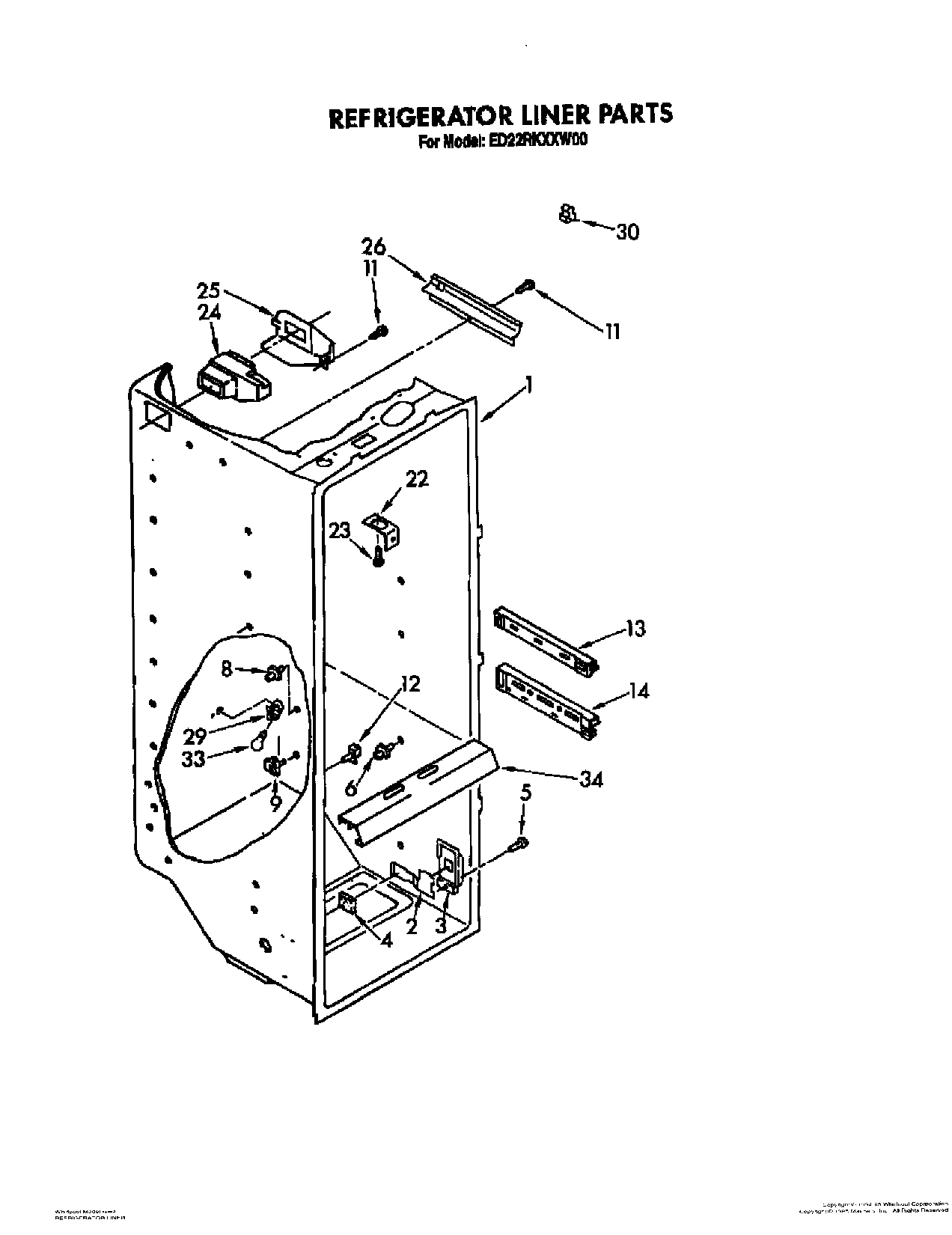 03 - REFRIGERATOR LINER