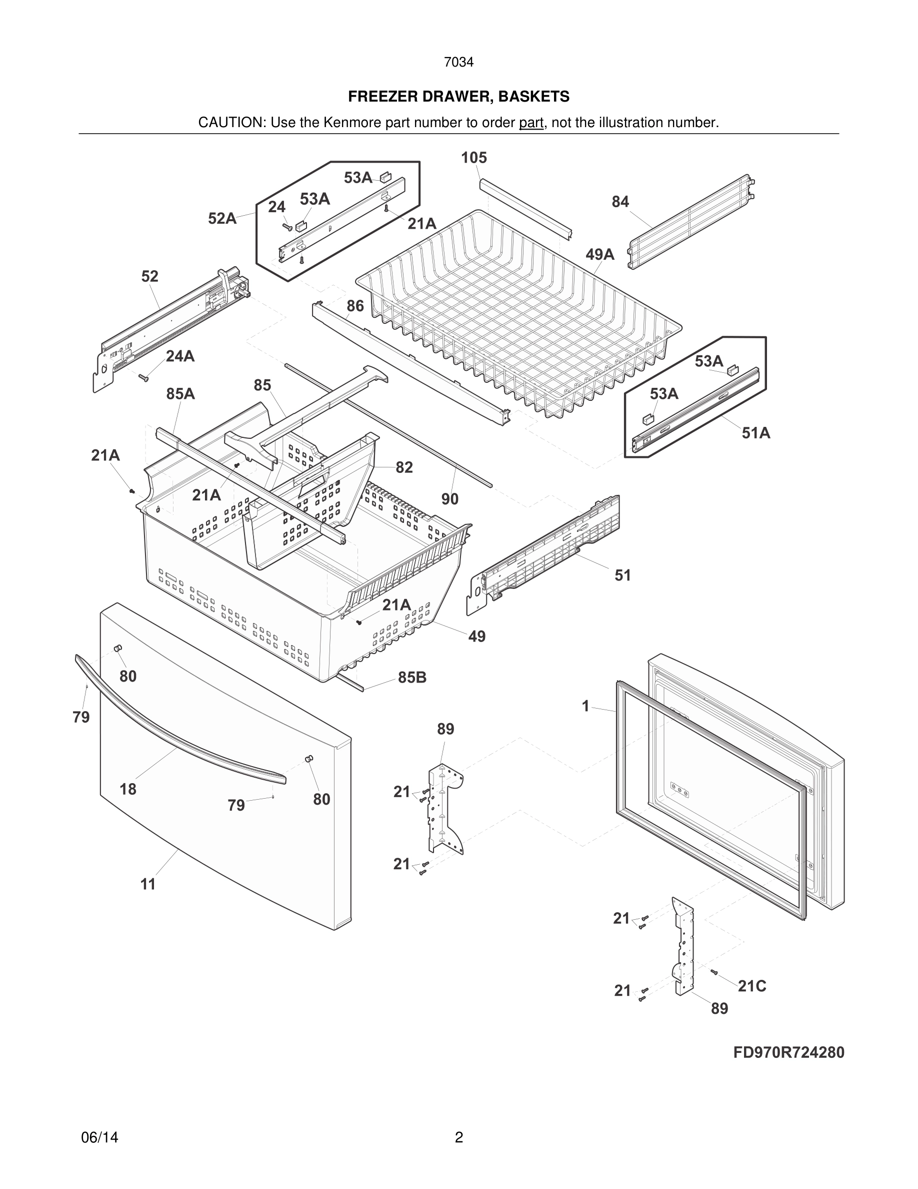 03 - FREEZER DRAWER, BASKETS