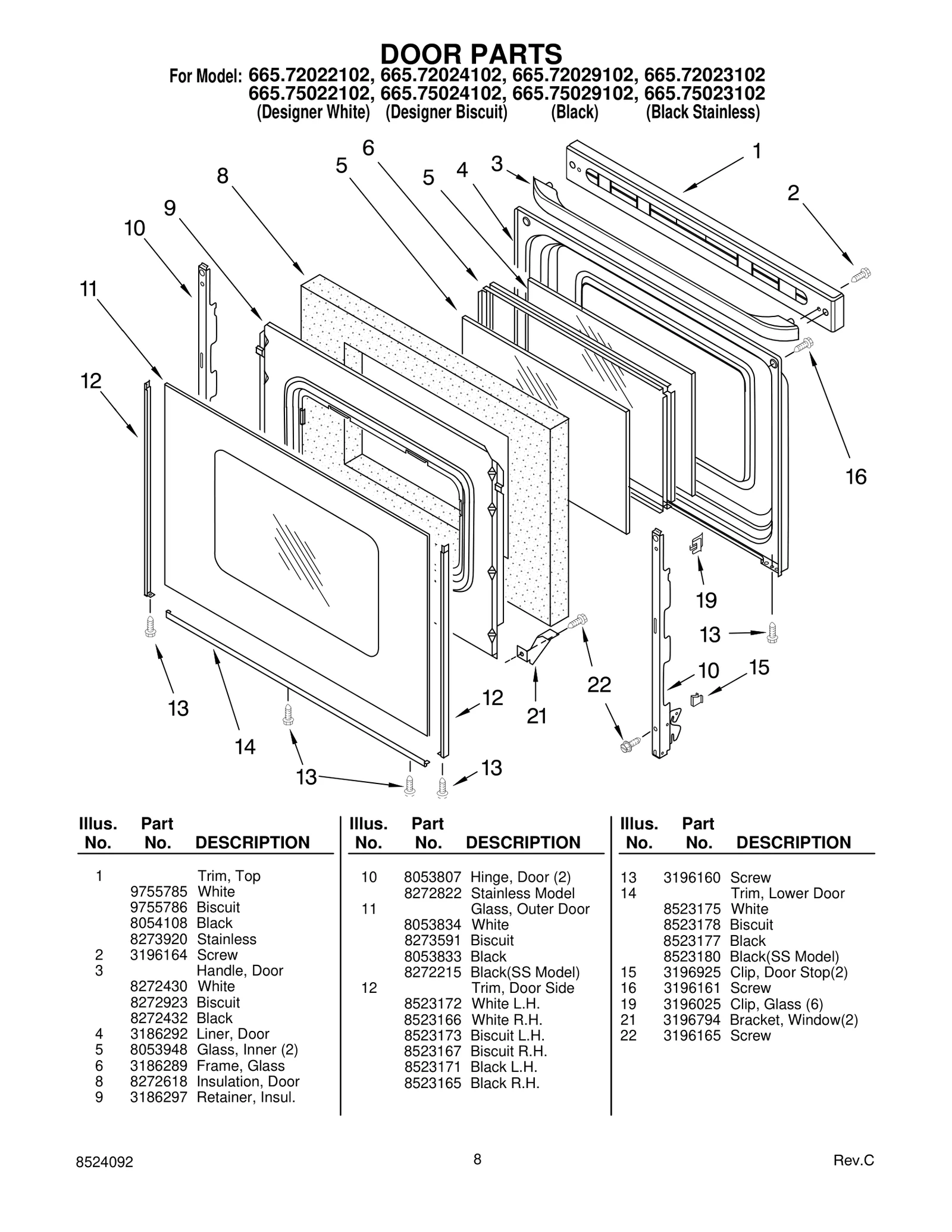 DOOR PARTS