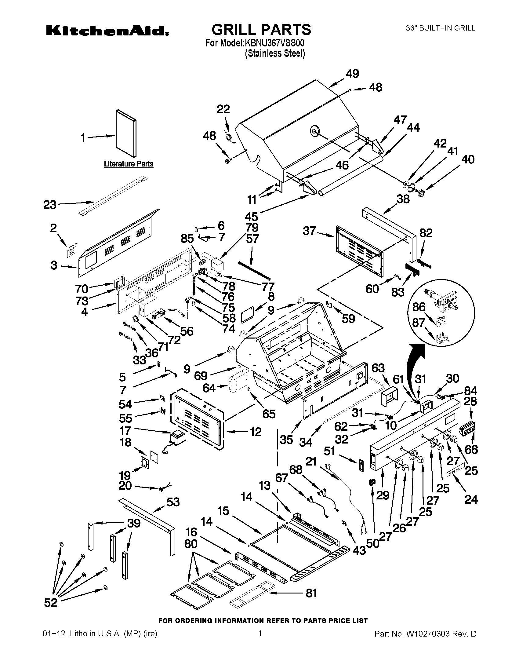01 - GRILL PARTS