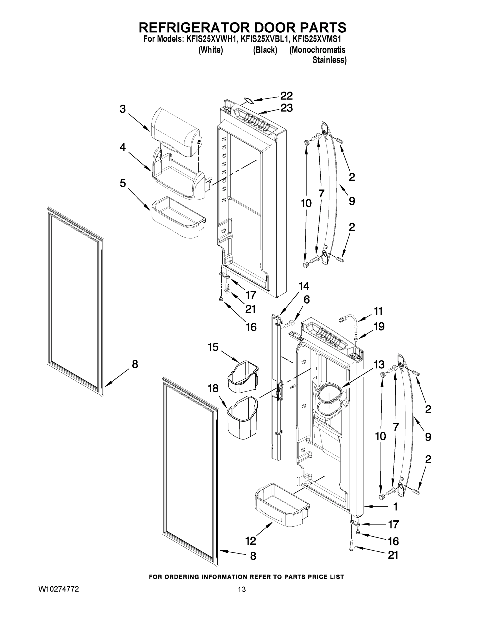 07 - REFRIGERATOR DOOR PARTS