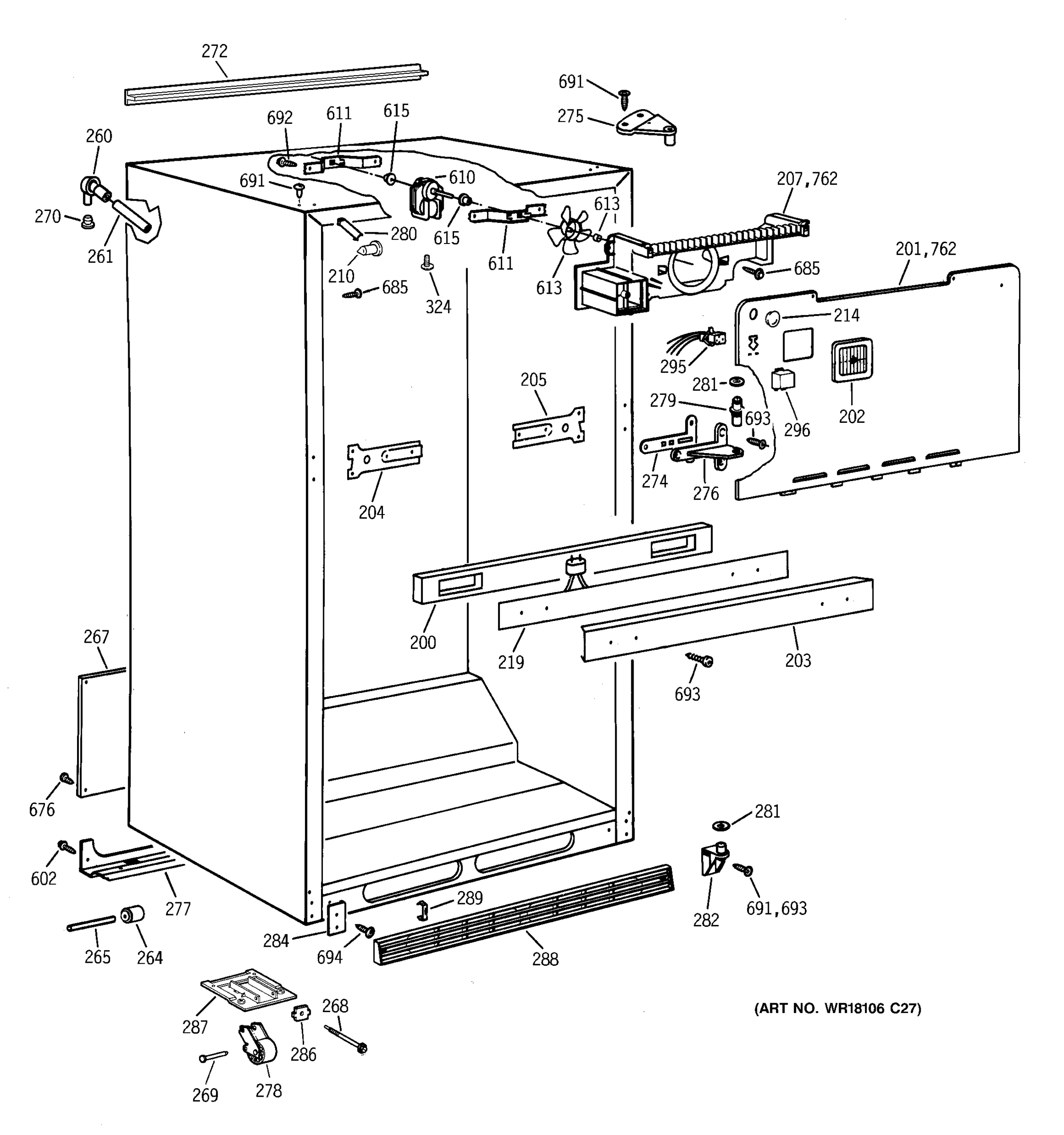 CABINET PARTS