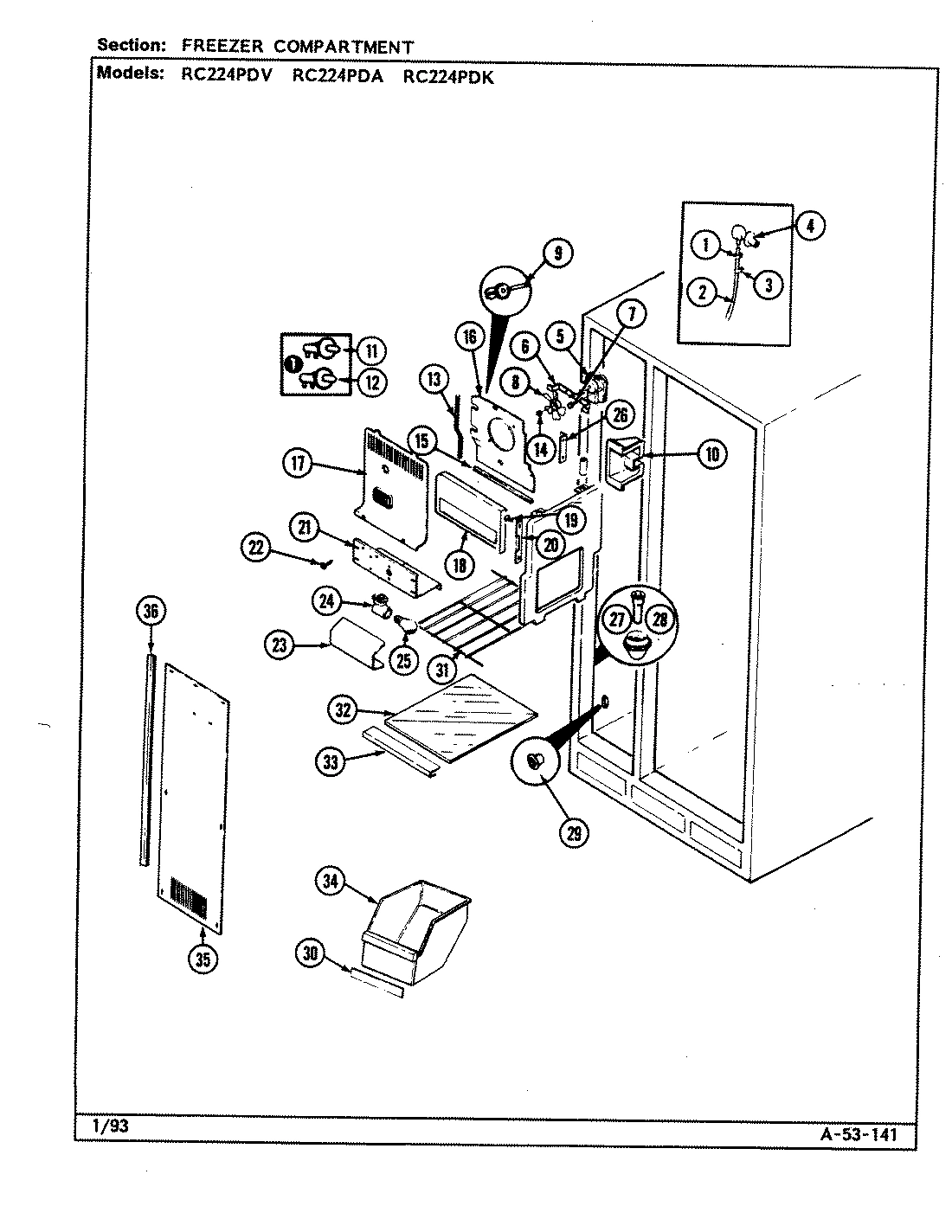 01 - FREEZER COMPARTMENT