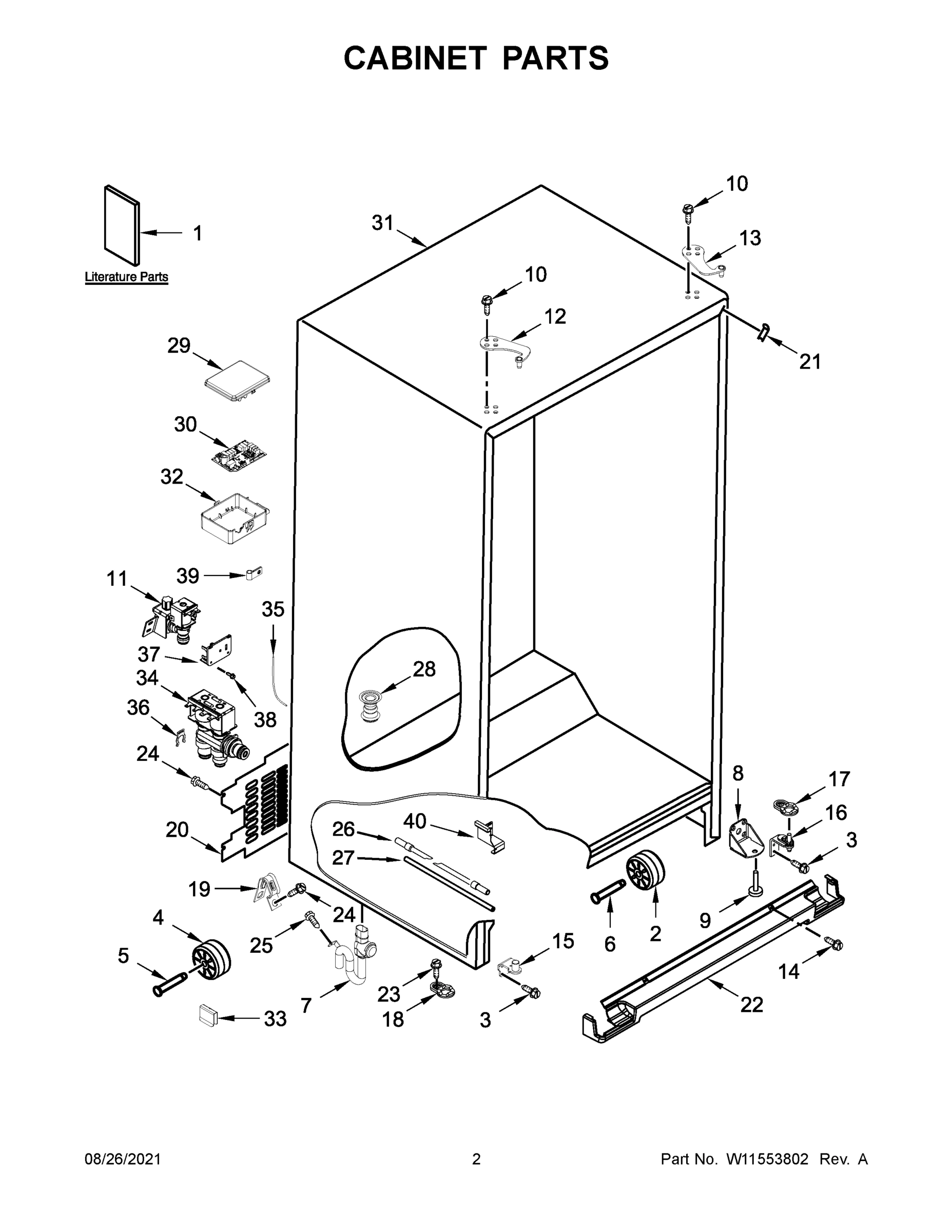02 - CABINET PARTS