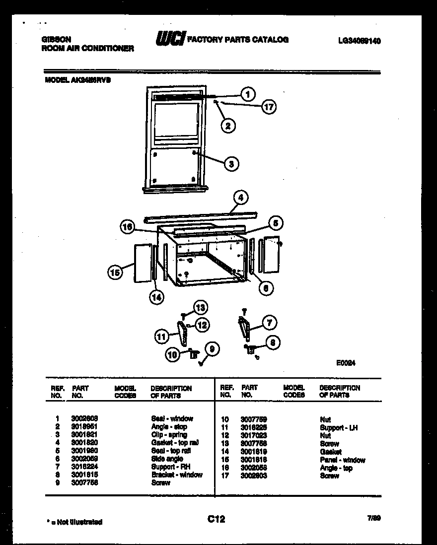 06 - CABINET AND INSTALLATION PARTS