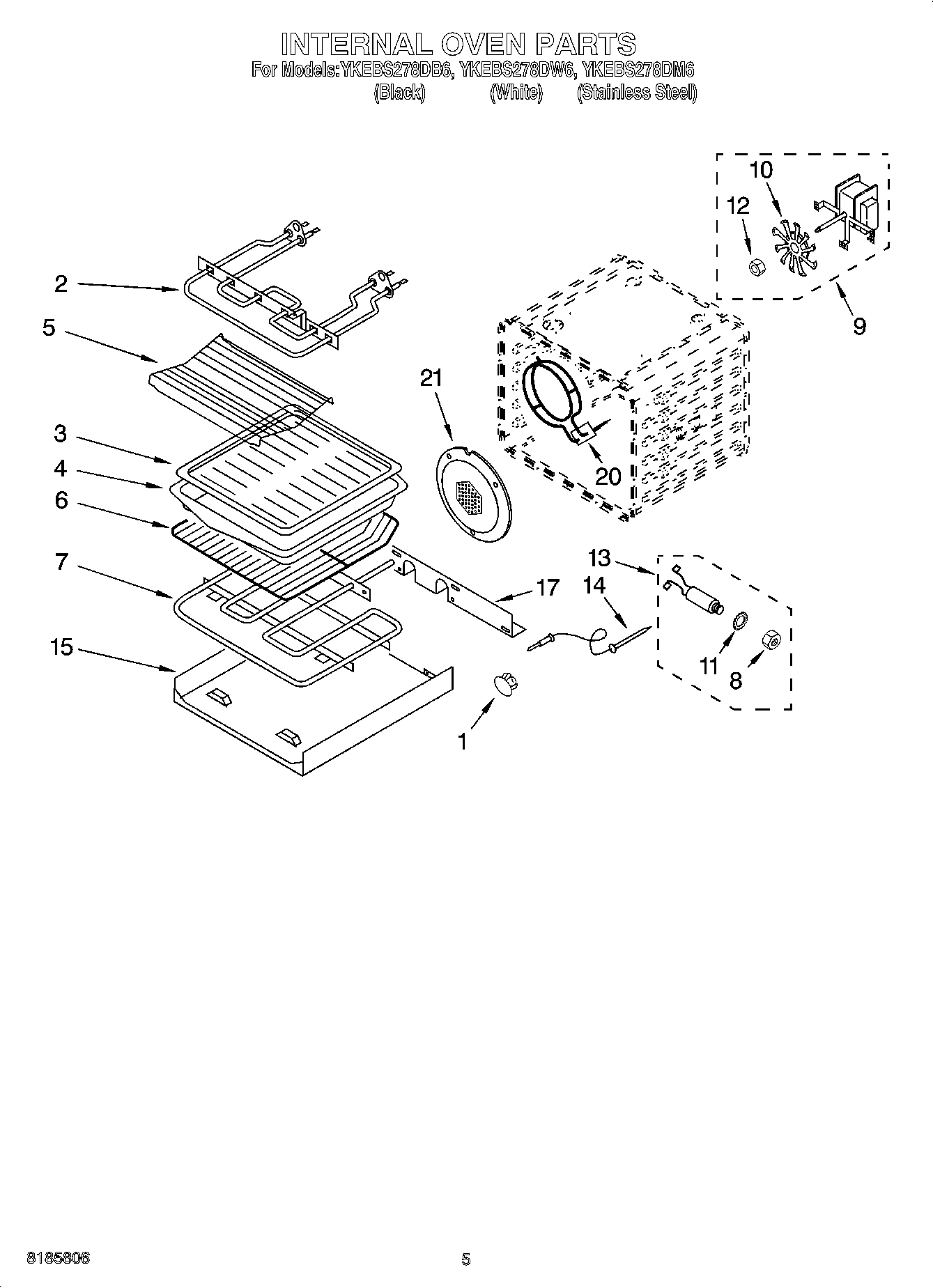 04 - INTERNAL OVEN PARTS