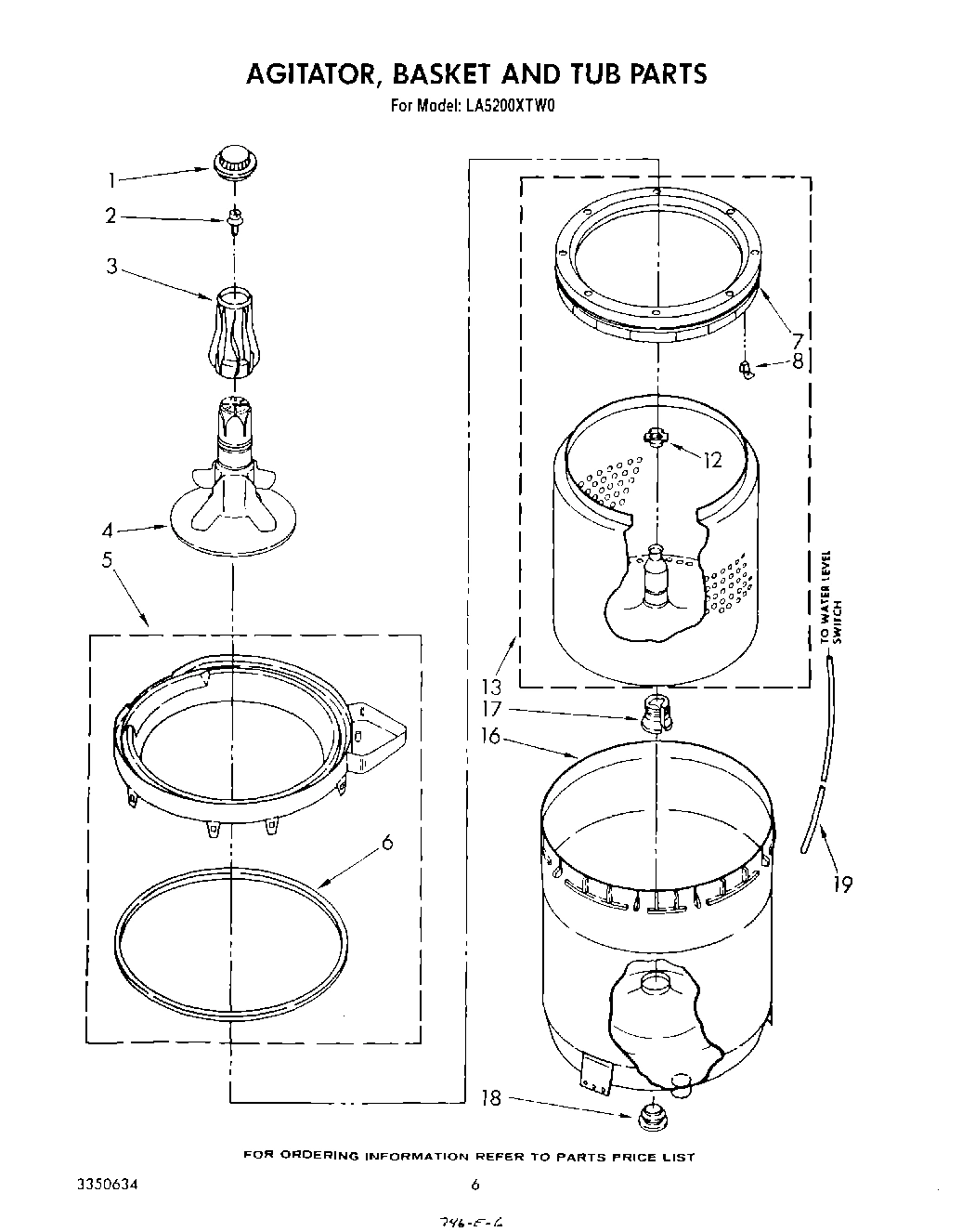 04 - AGITATOR, BASKET AND TUB