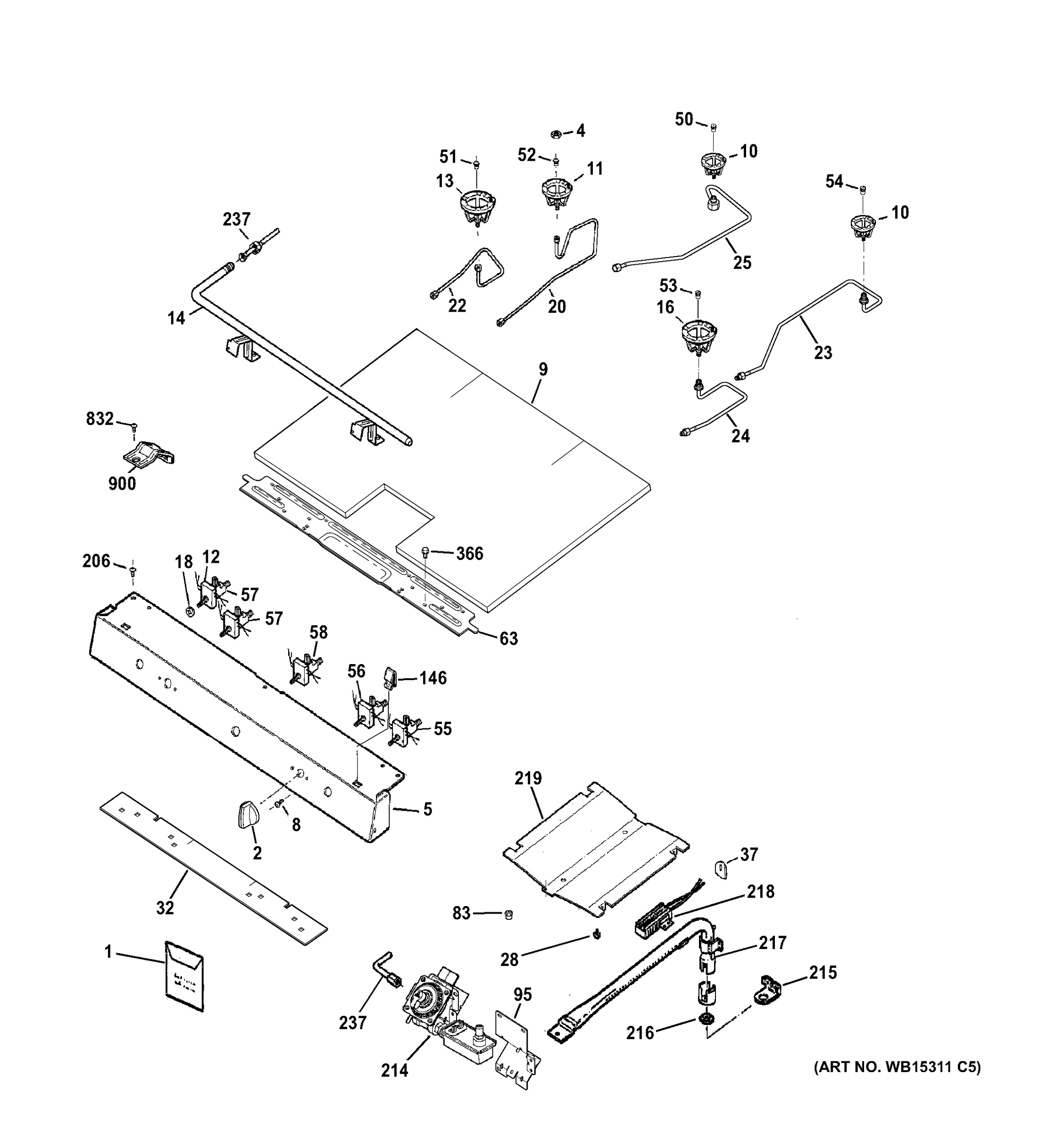 GAS & BURNER PARTS