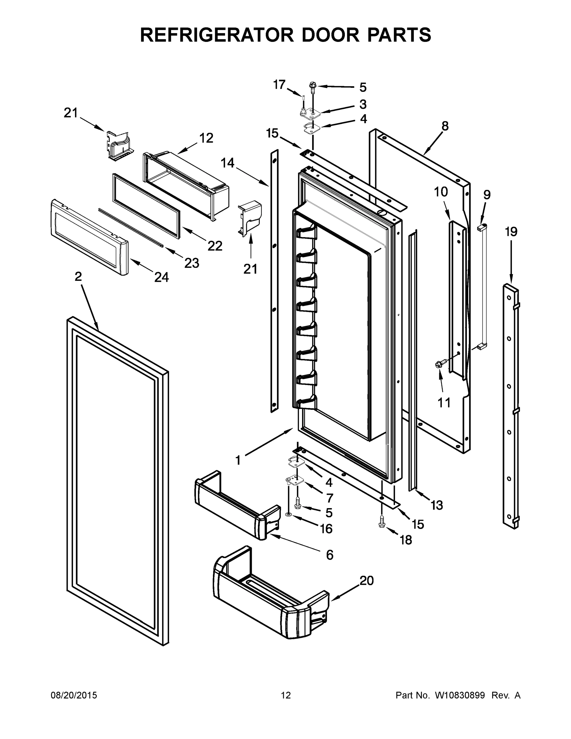 07 - REFRIGERATOR DOOR PARTS