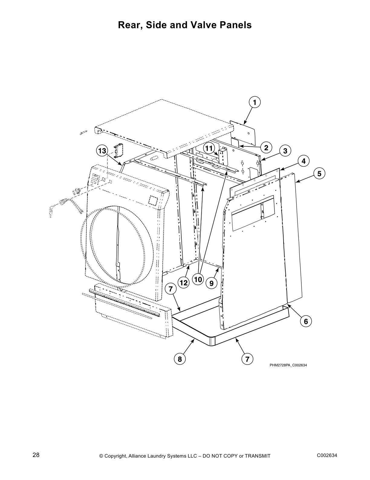 Rear, Side and Valve Panels