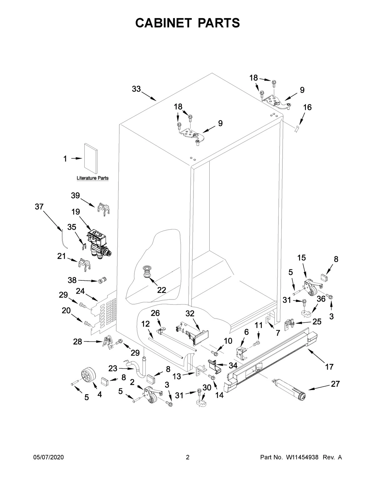 02 - CABINET PARTS