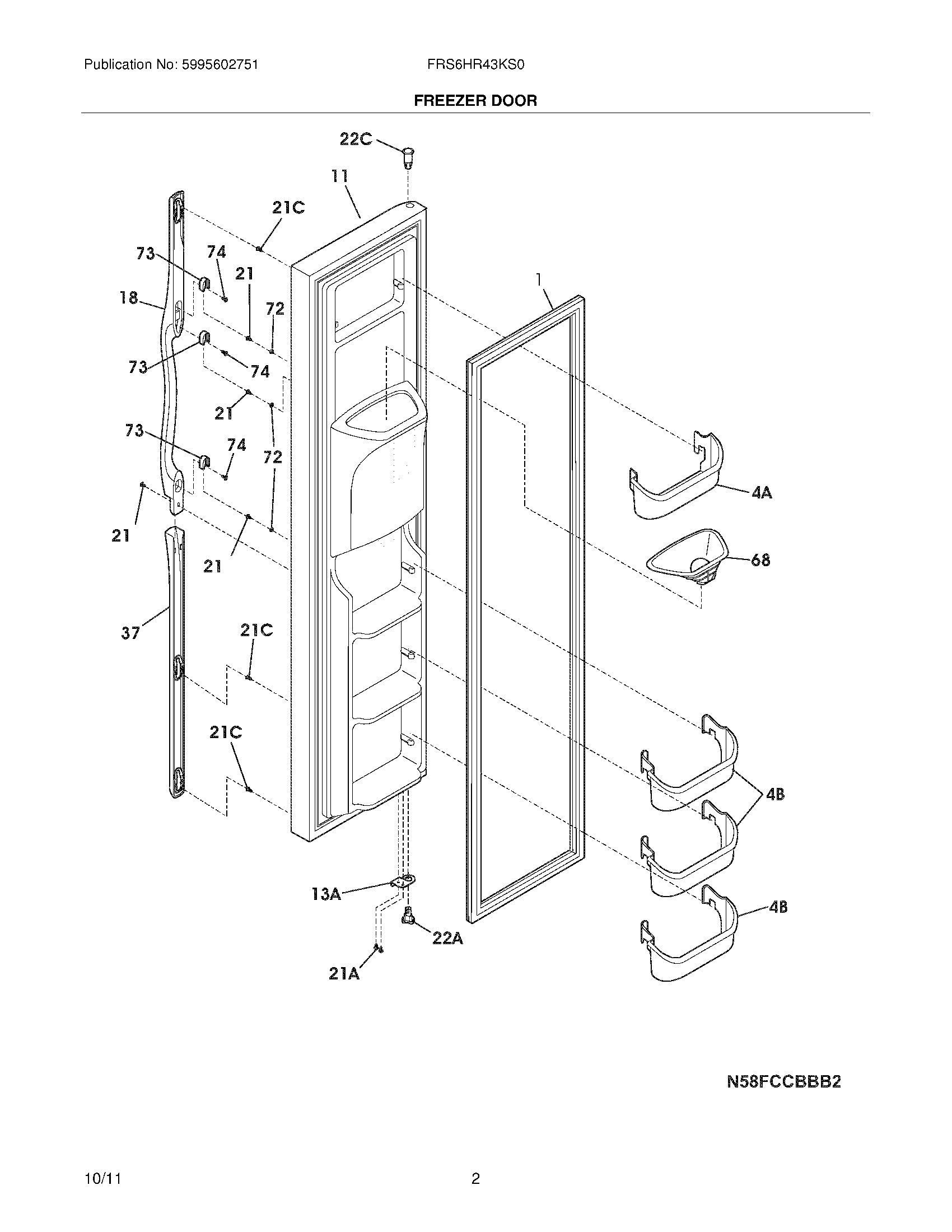 03 - FREEZER DOOR