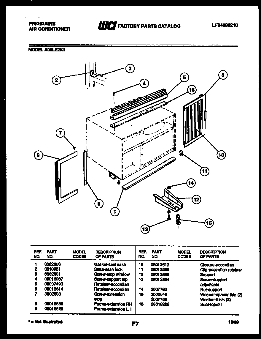 07 - WINDOW MOUNTING PARTS