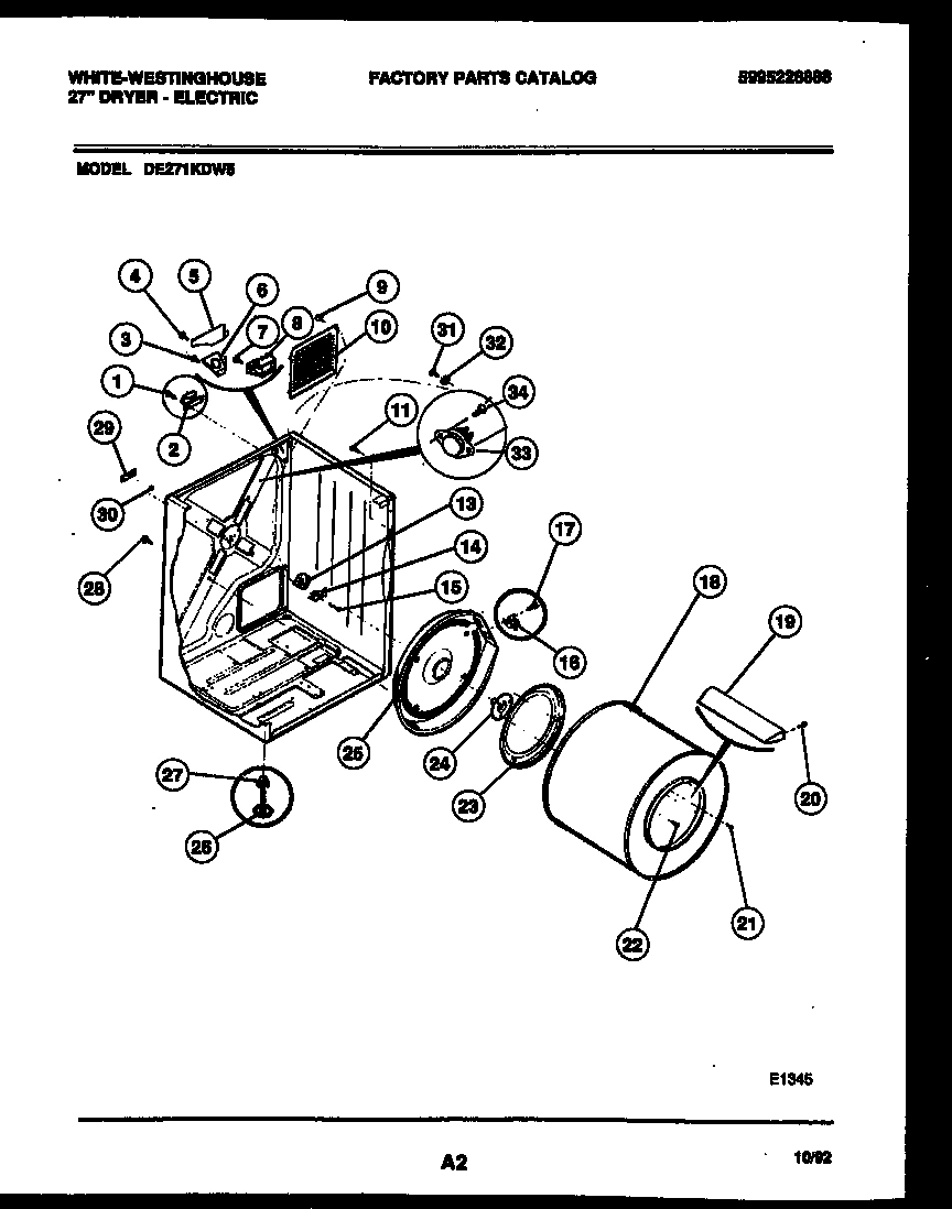 02 - CABINET AND COMPONENT PARTS