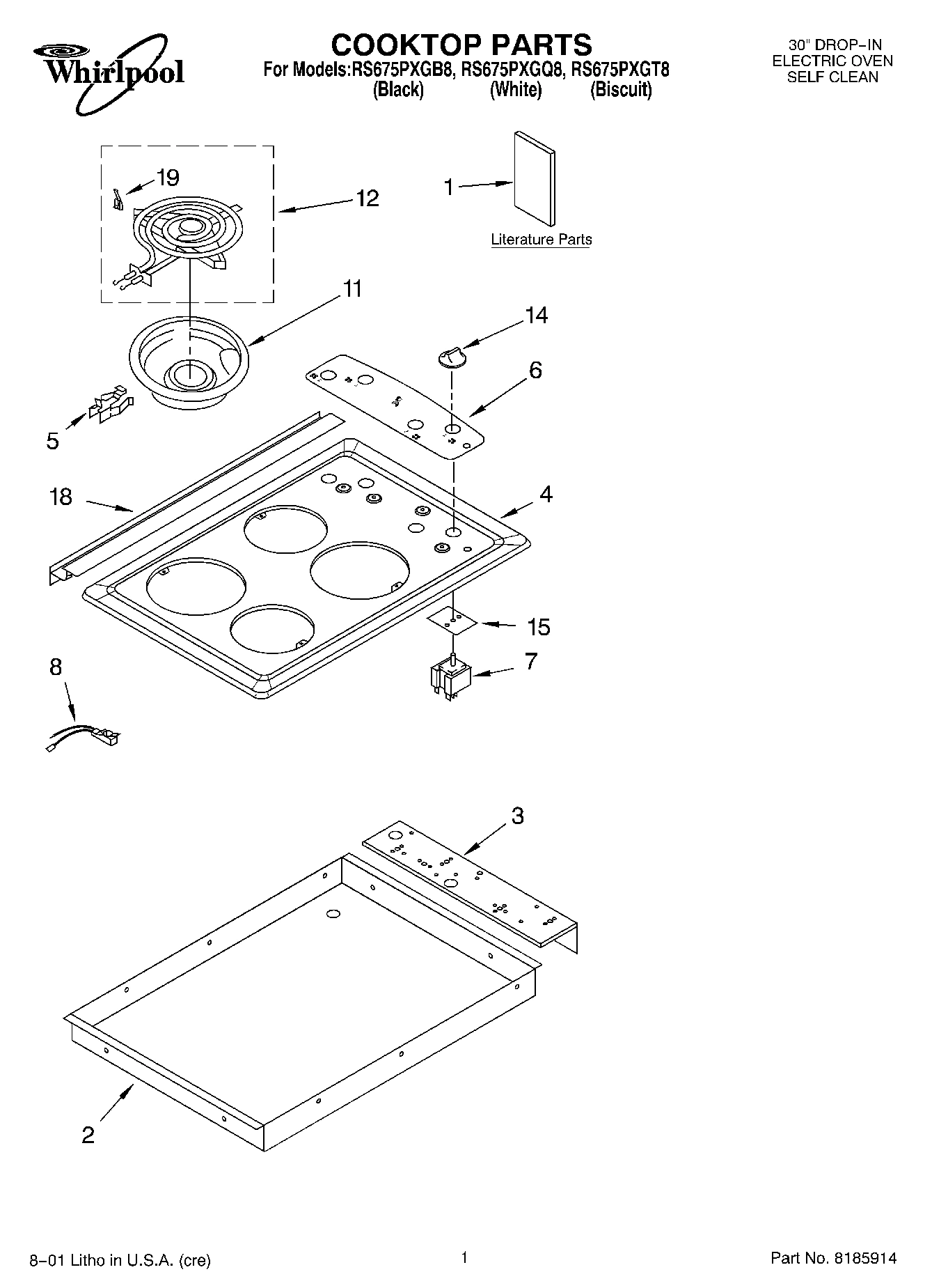 01 - COOKTOP, LITERATURE