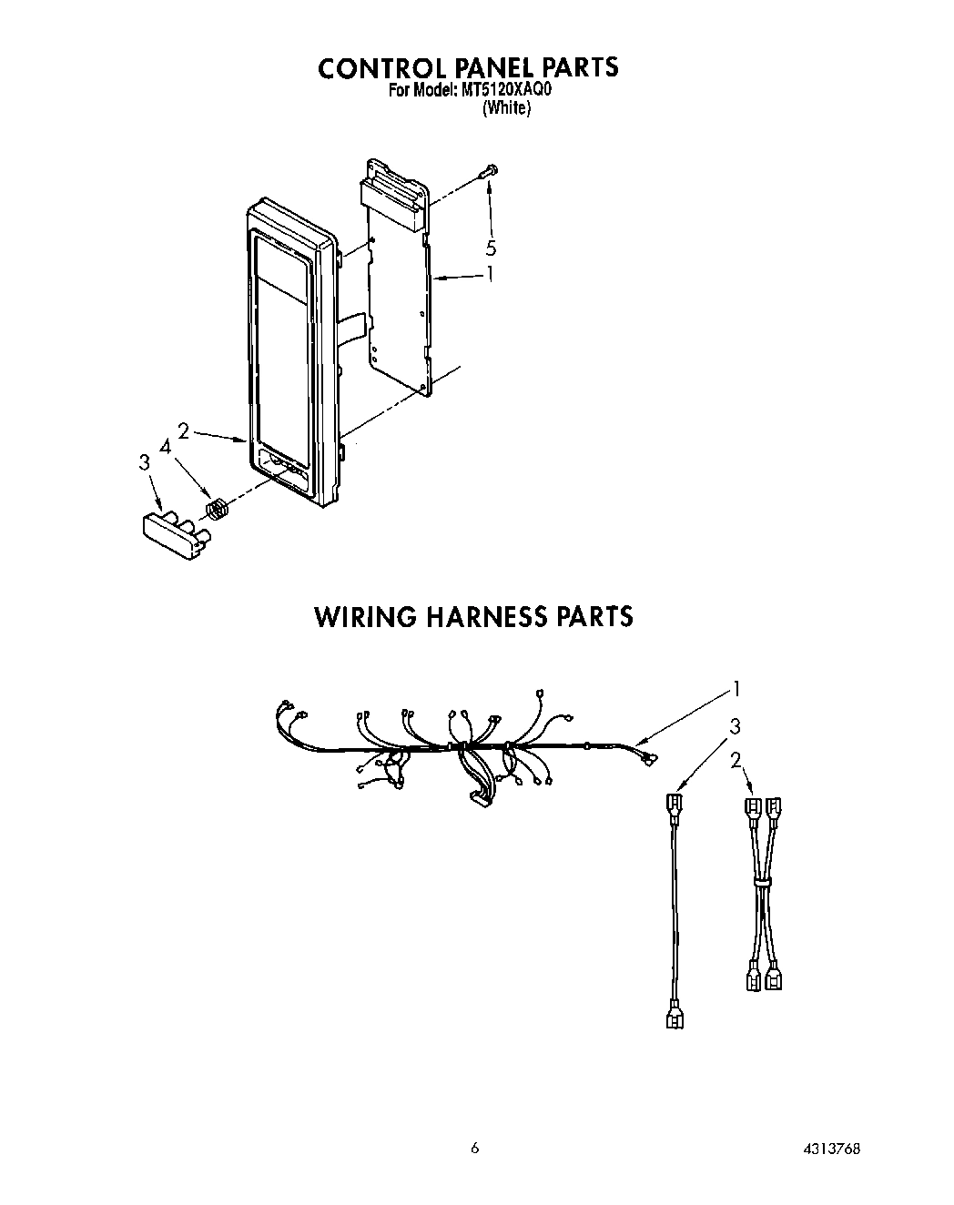 05 - CONTROL PANEL, WIRING HARNESS