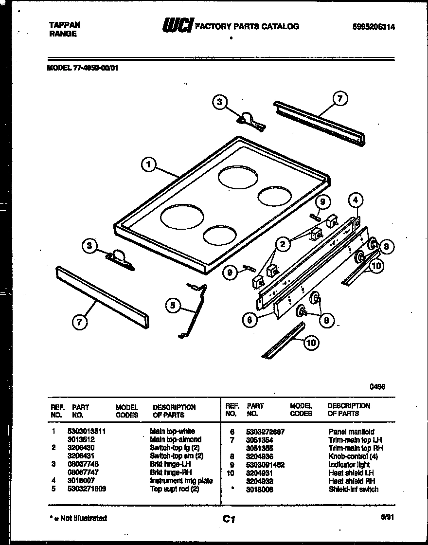 02 - COOKTOP PARTS