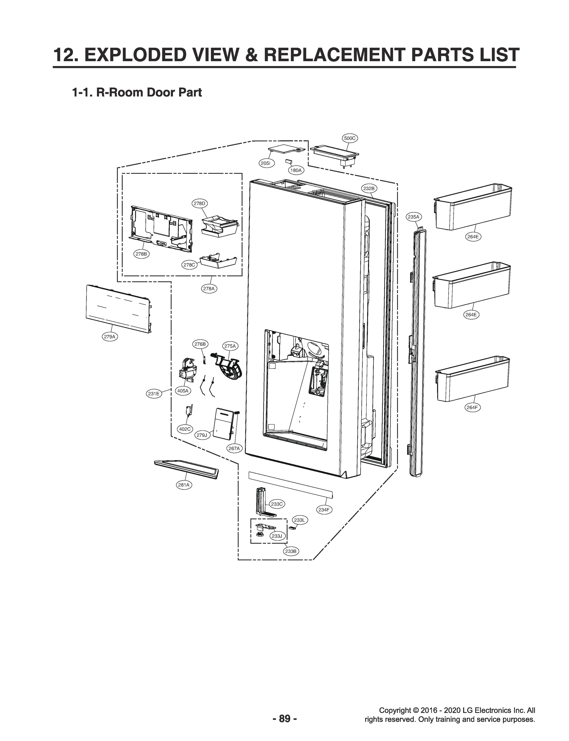 R-ROOM DOOR PART