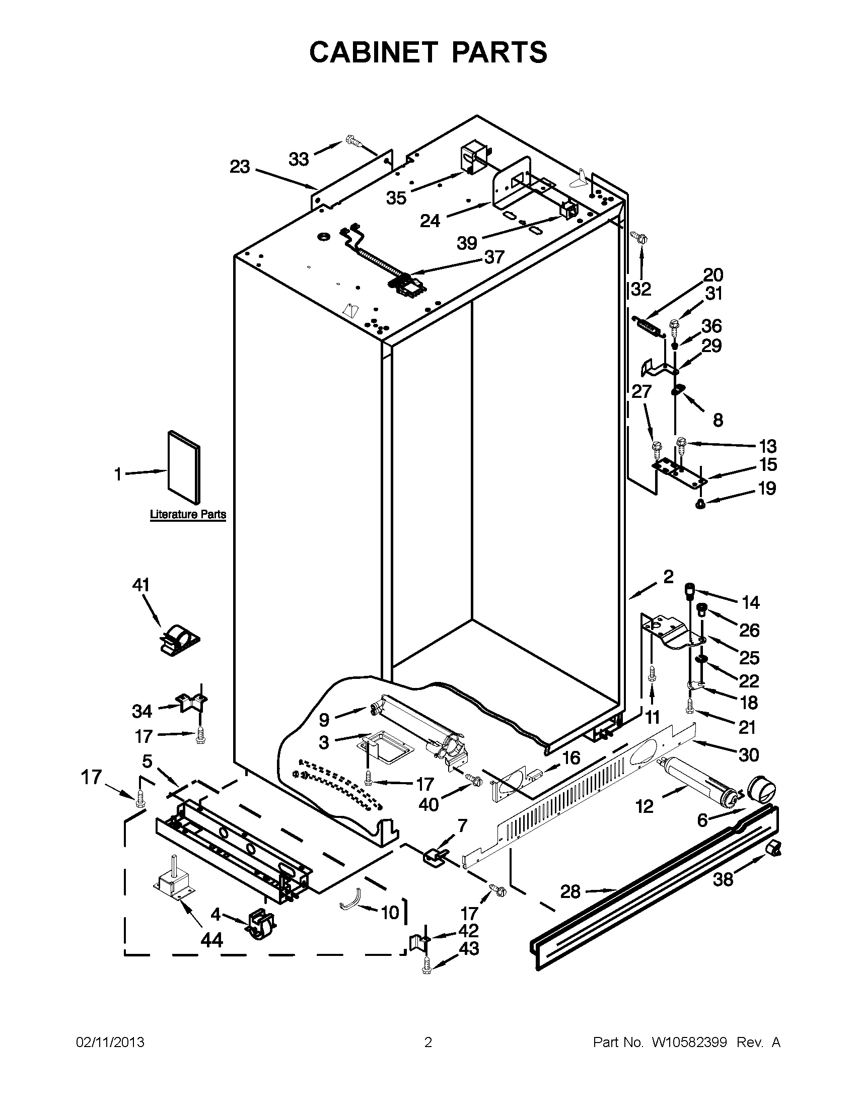 01 - CABINET PARTS