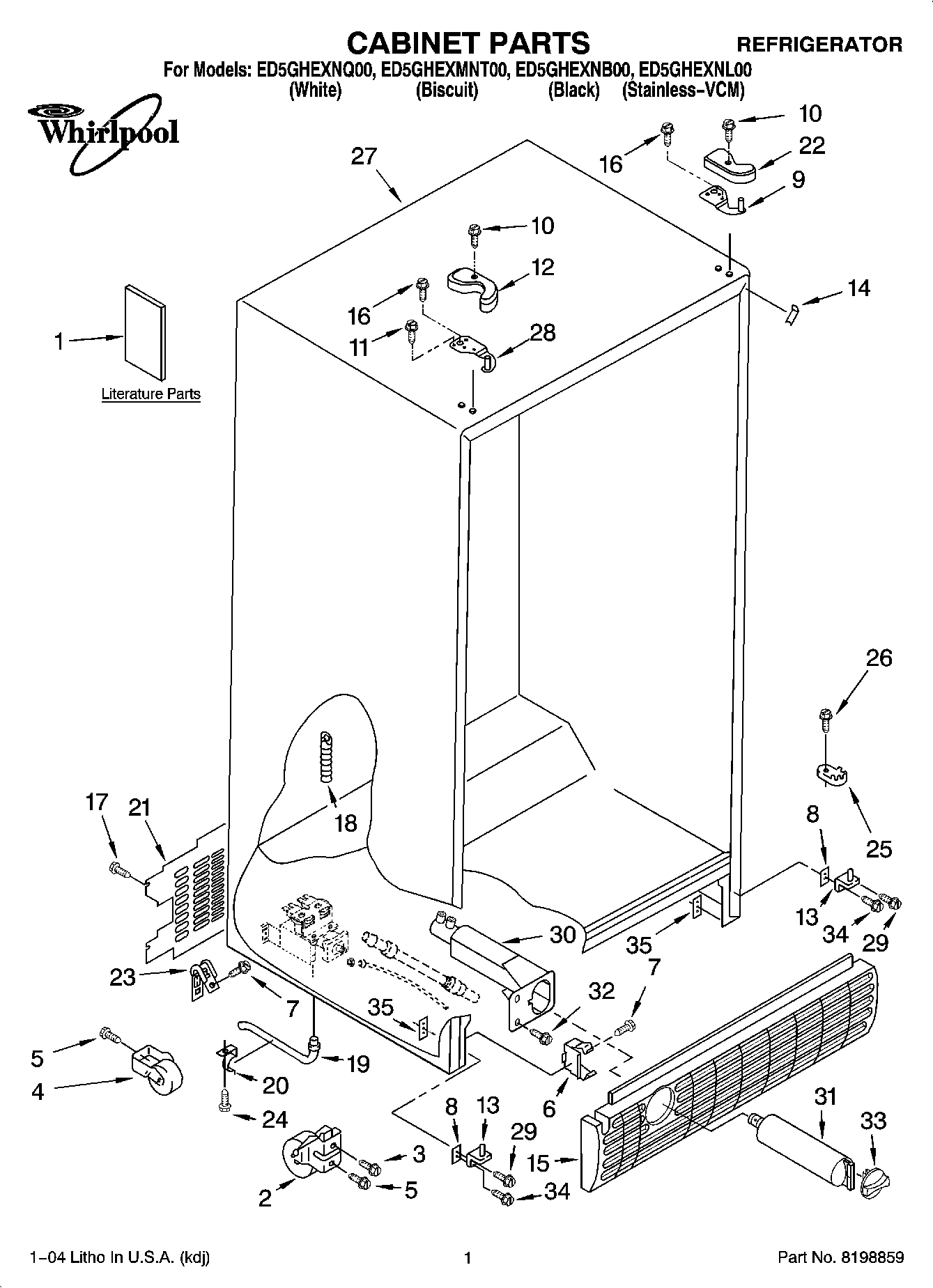 01 - CABINET PARTS