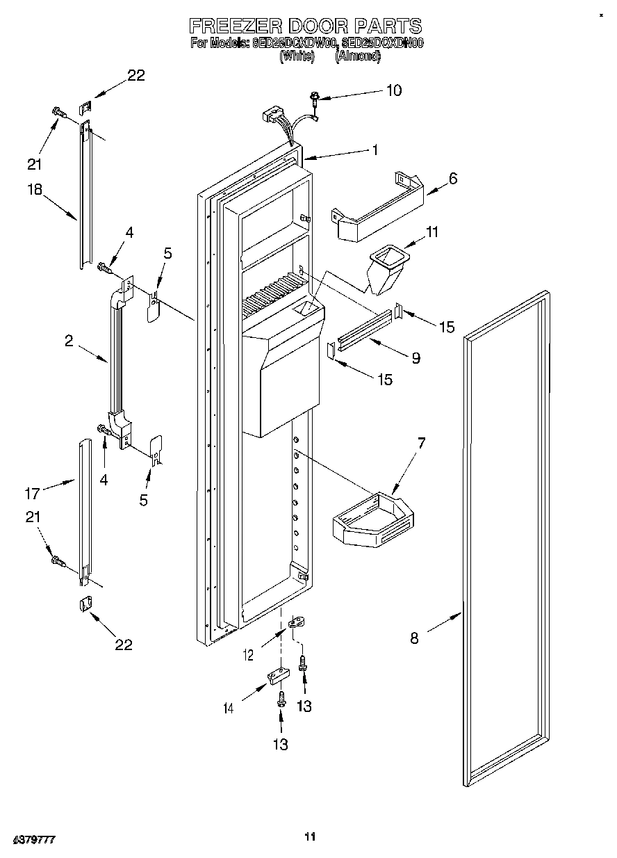 07 - FREEZER DOOR