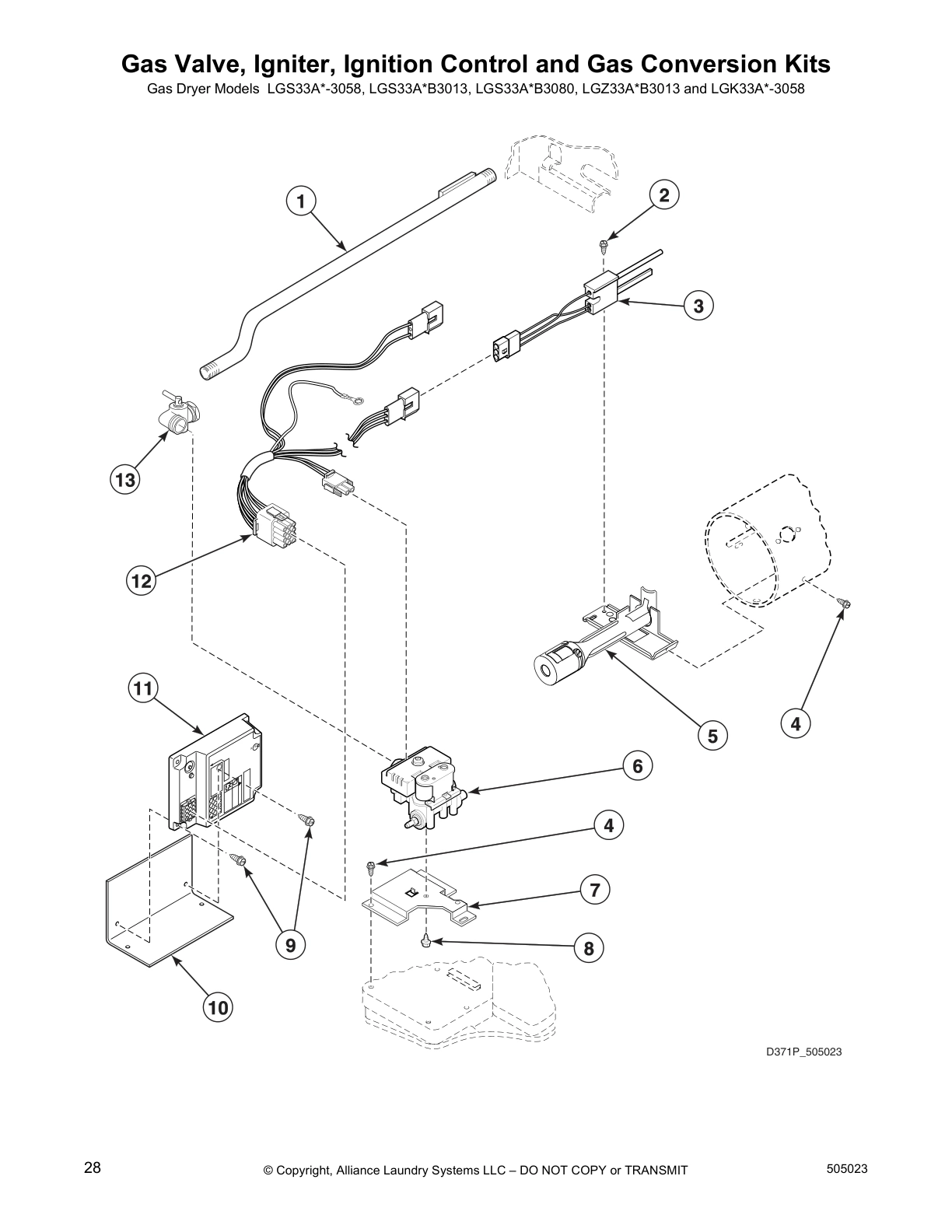 Gas Valve, Igniter, Ignition Control and Gas Conversion Kits