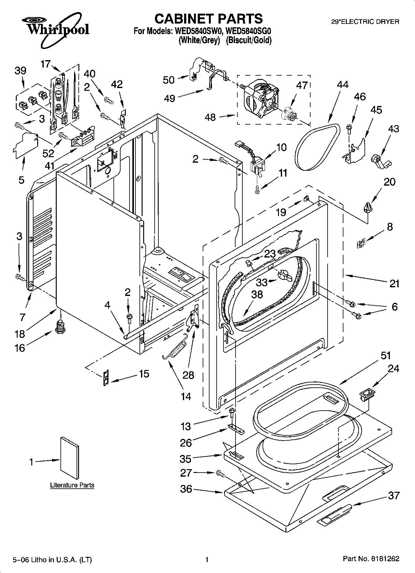 01 - CABINET PARTS