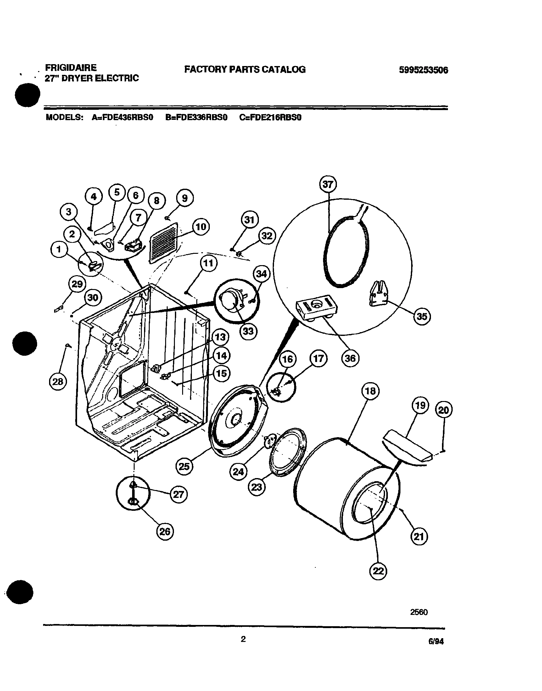 02 - CABINET AND COMPONENT PARTS
