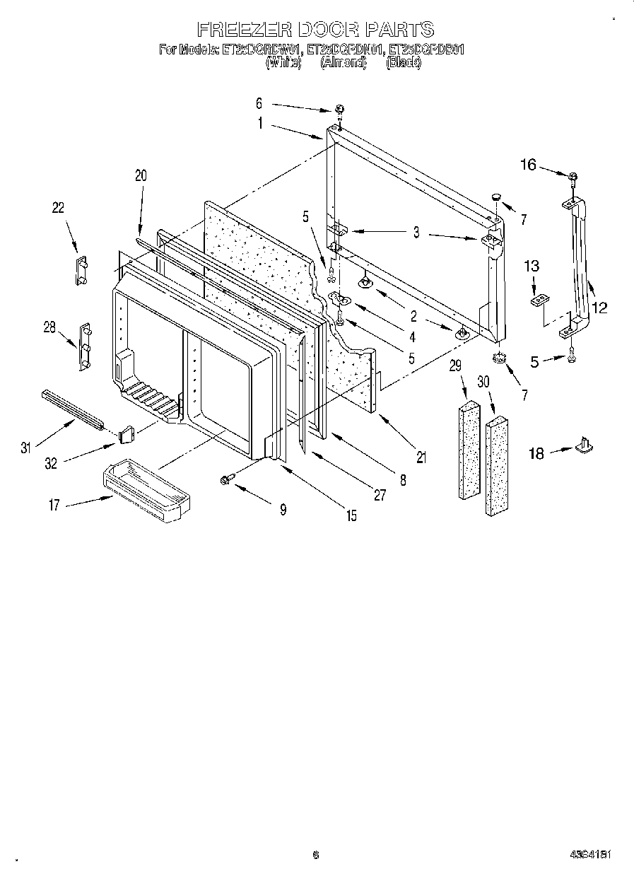 04 - FREEZER DOOR