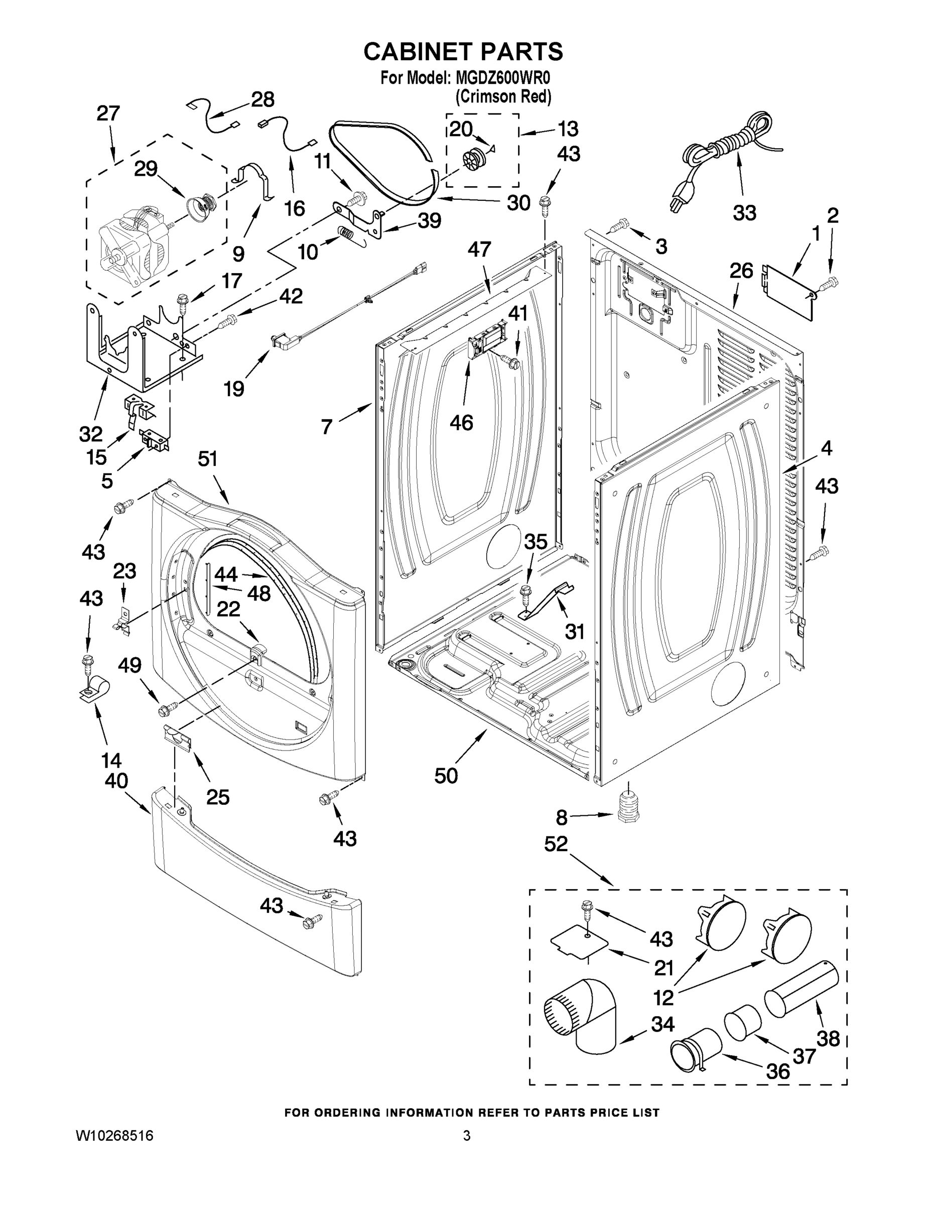 02 - CABINET PARTS